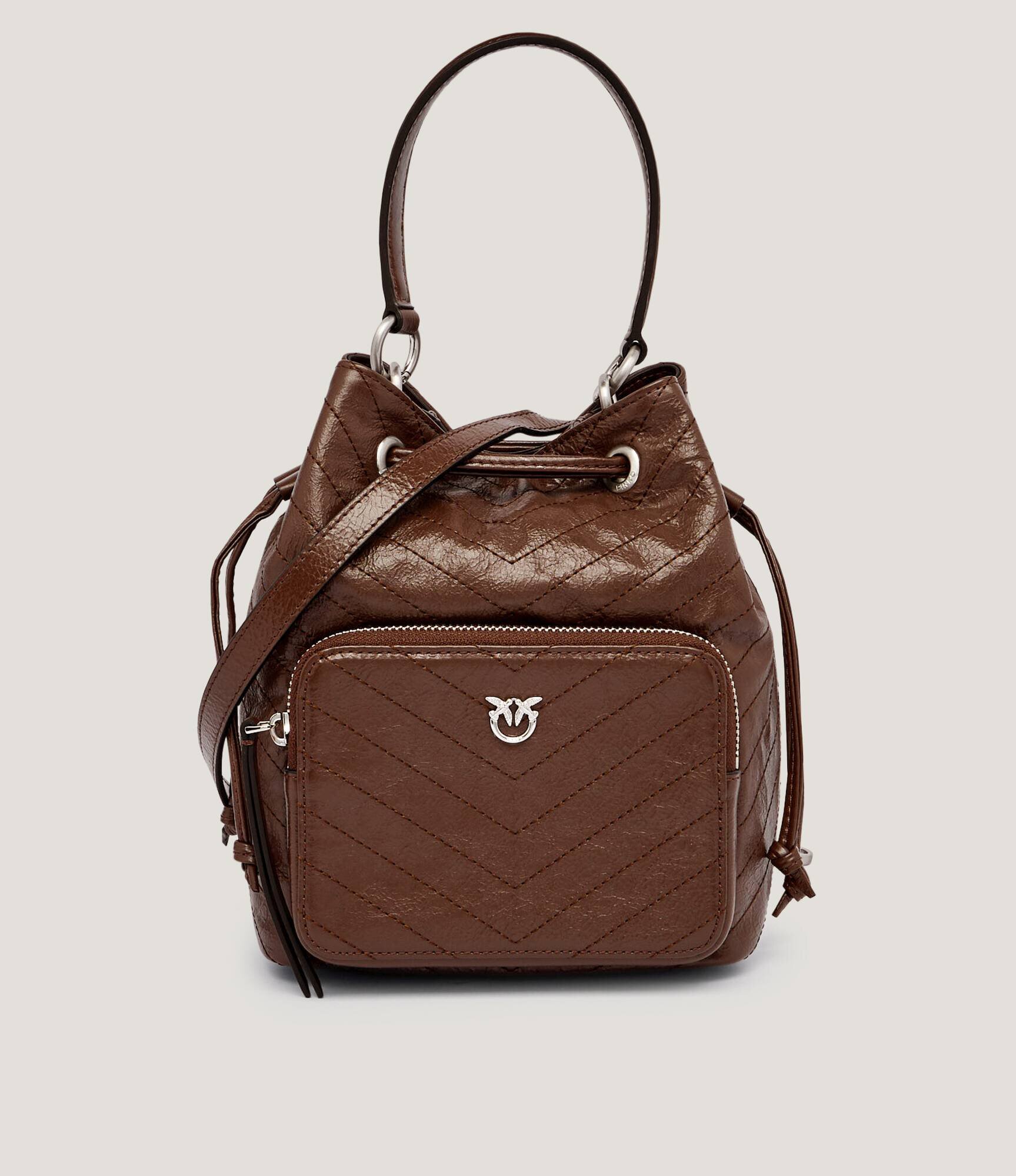 Pinko De piele geantă tip sac Cargo Bucket