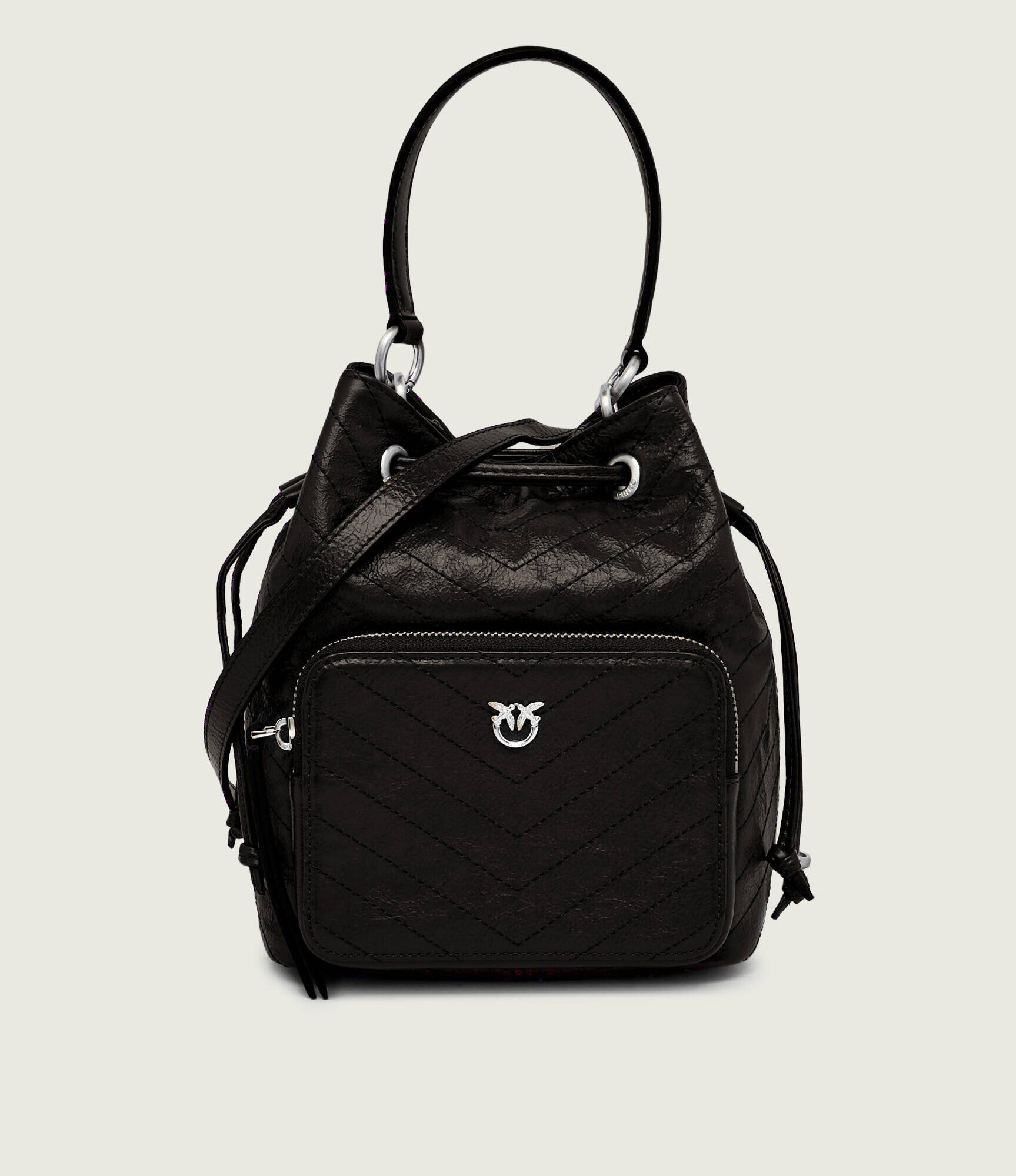 Pinko De piele geantă tip sac Cargo Bucket