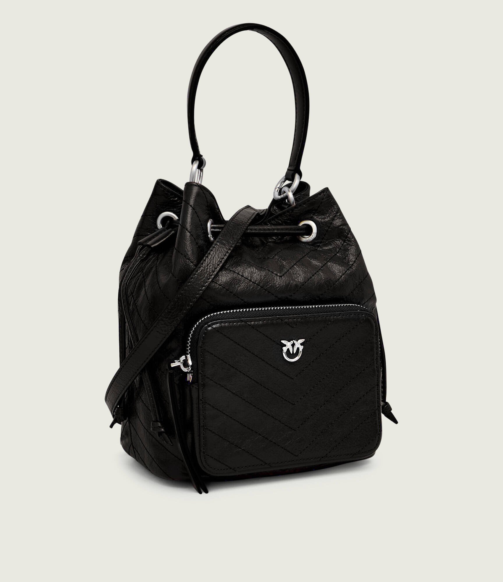Pinko De piele geantă tip sac Cargo Bucket