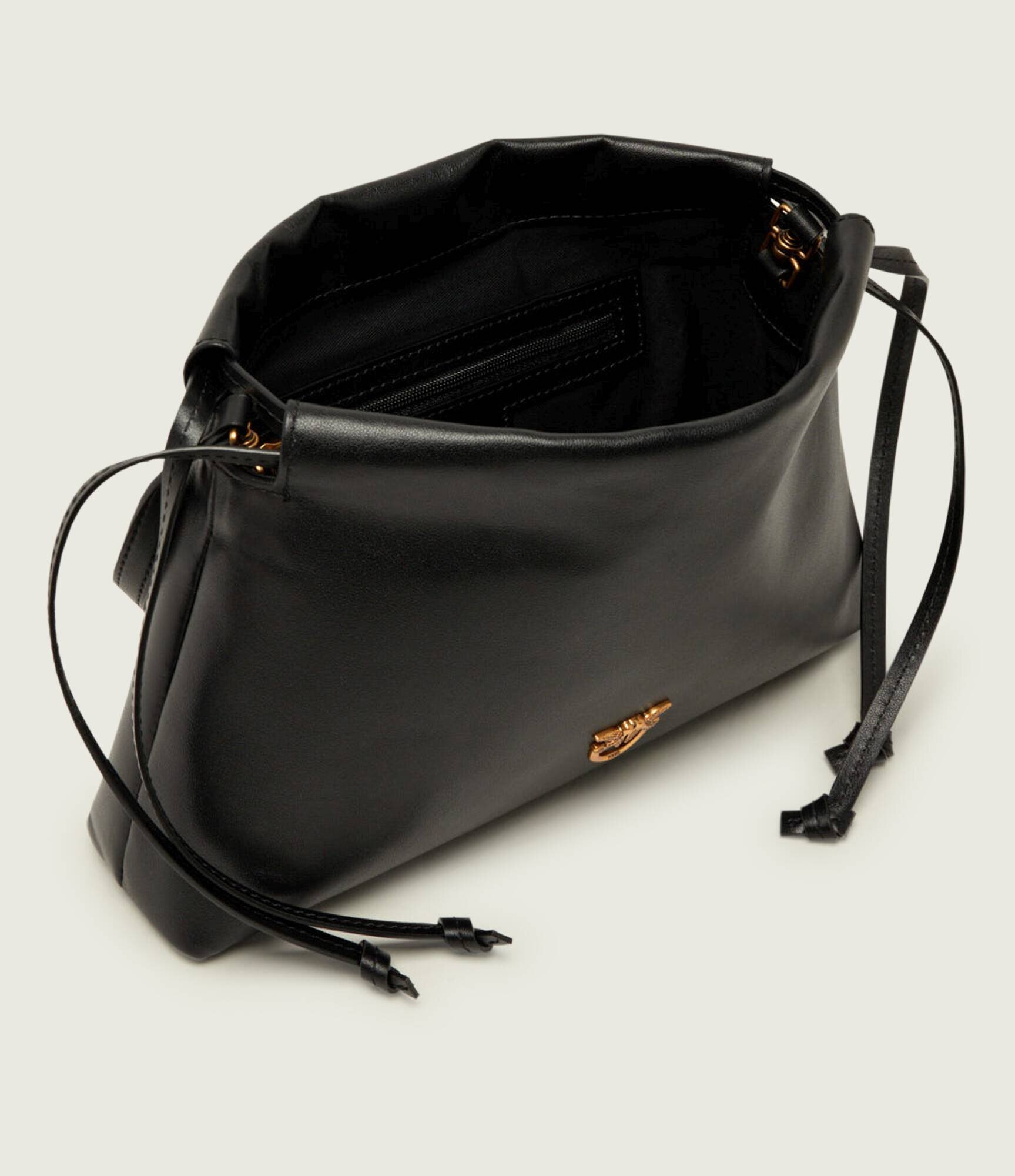 Pinko De piele geantă tip sac Mini Clutch