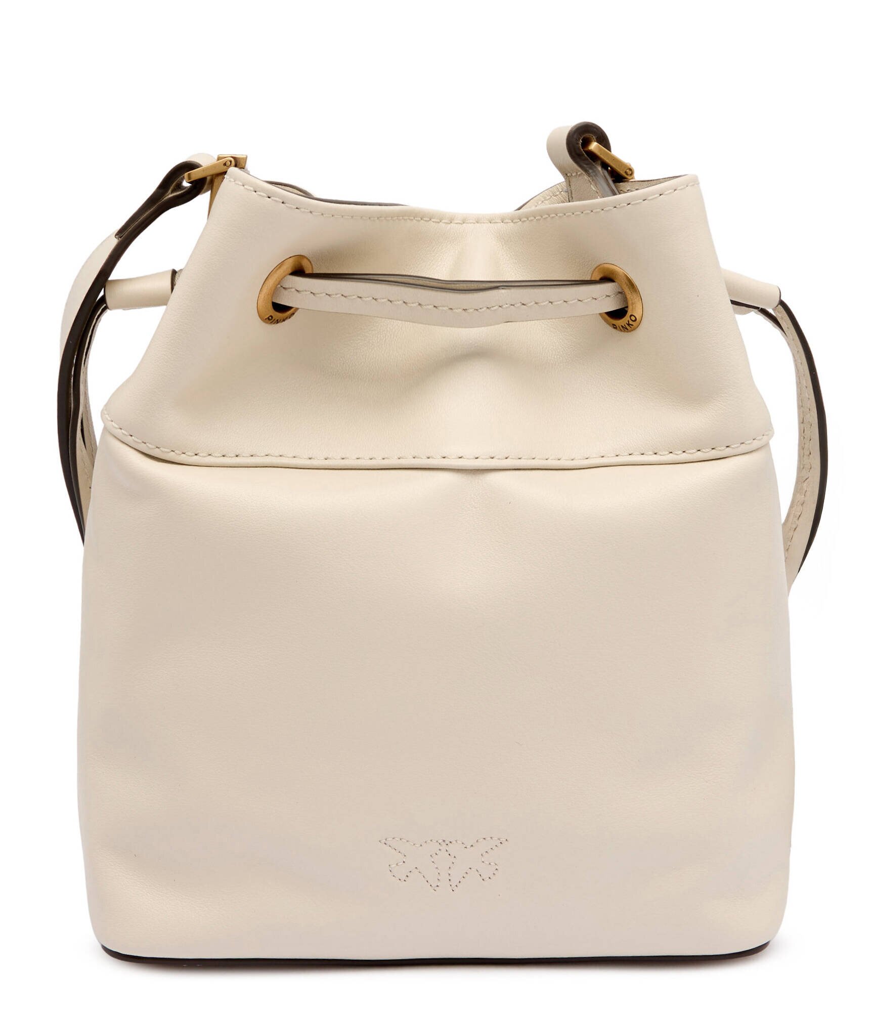 Pinko De piele geantă tip sac Secchiello Mini