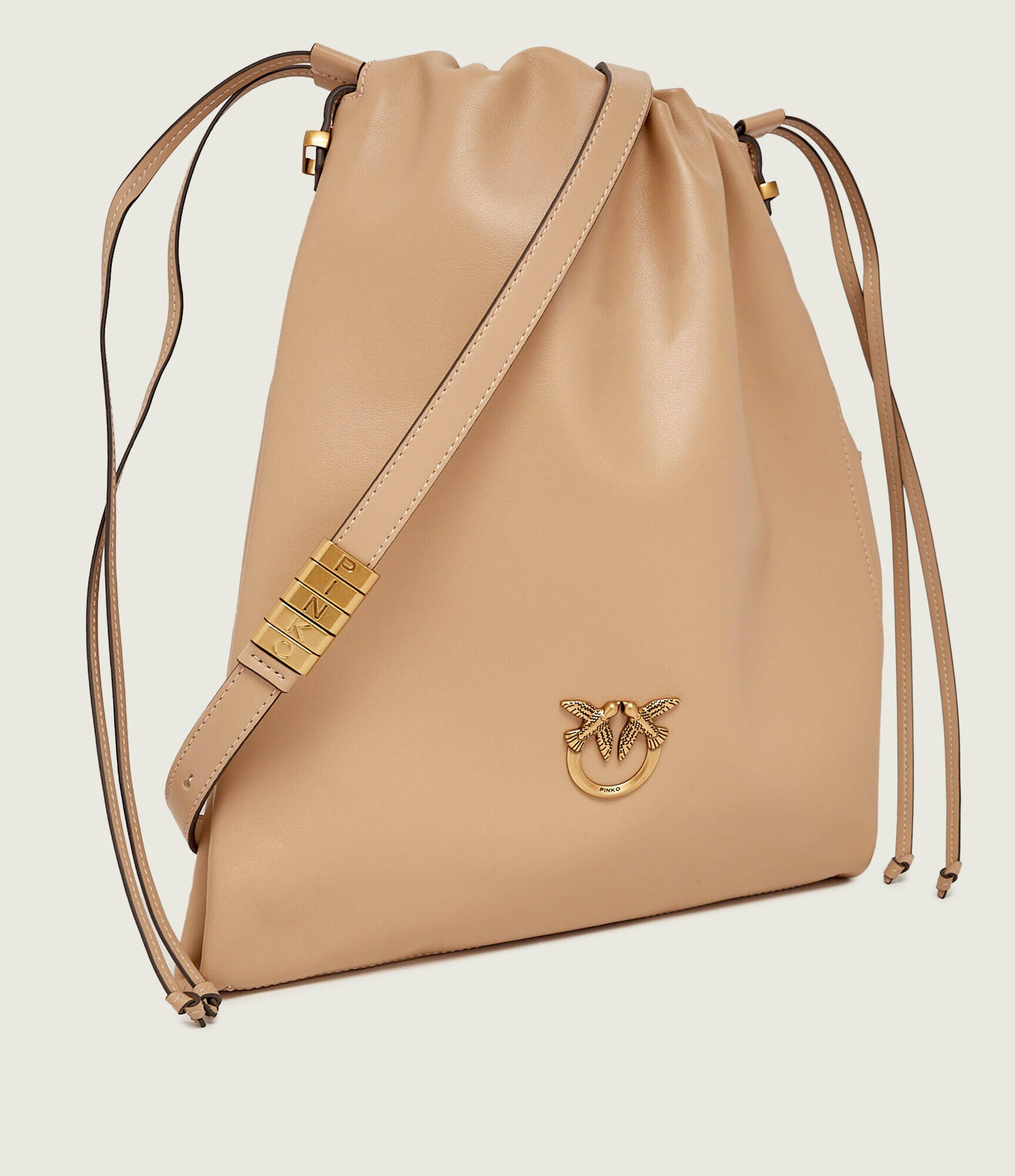 Pinko De piele geantă tip sac SLOUCHY CLASSIC