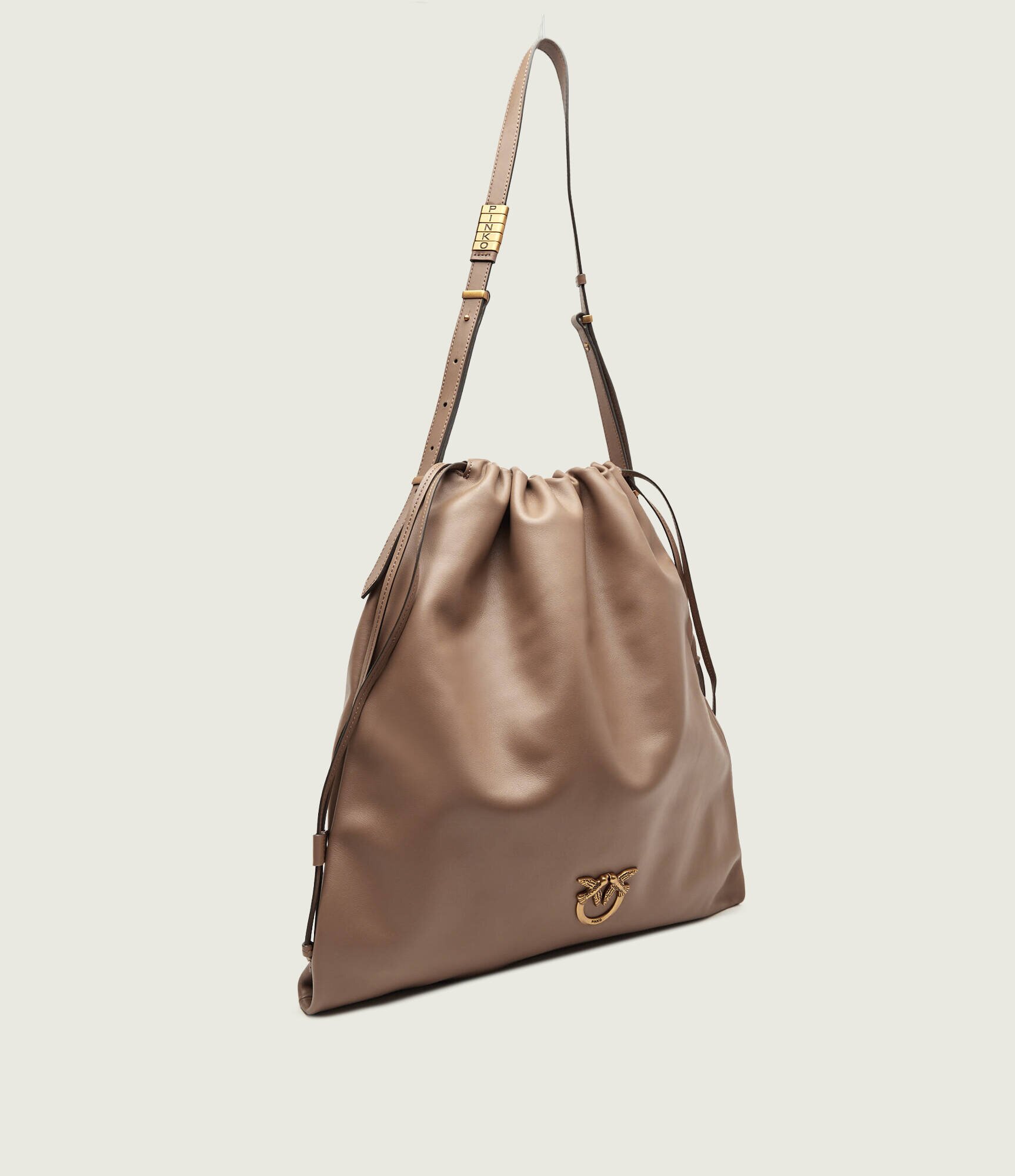 Pinko De piele geantă tip sac SLOUCHY EXTRA