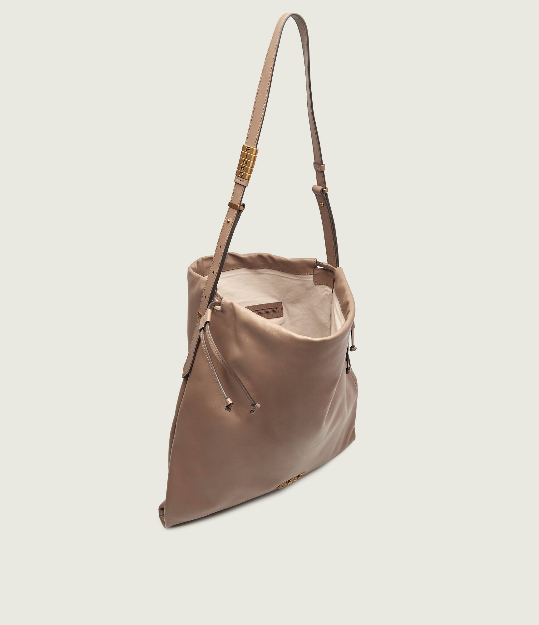Pinko De piele geantă tip sac SLOUCHY EXTRA