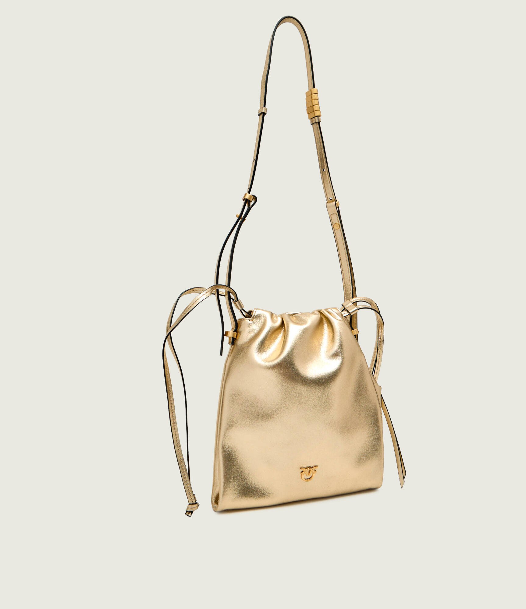 Pinko De piele geantă tip sac SLOUCHY MINI