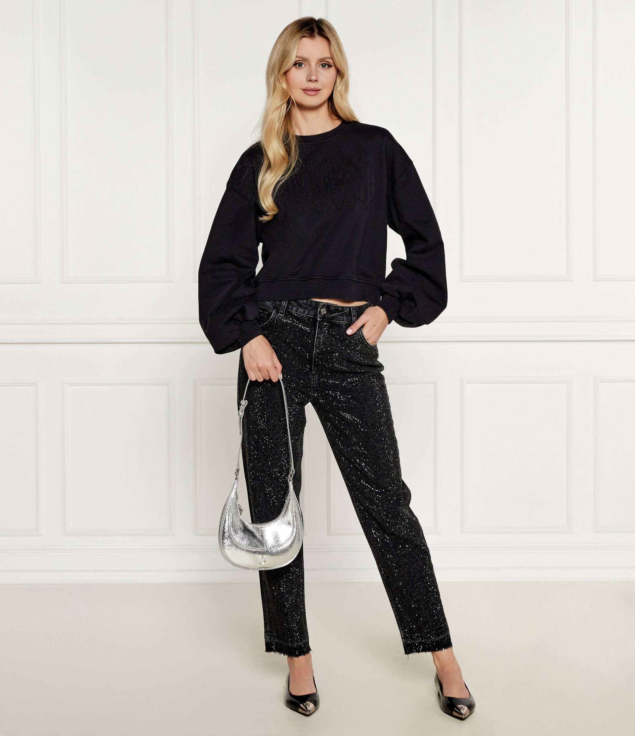 Pinko De piele hobo Brioche Mini