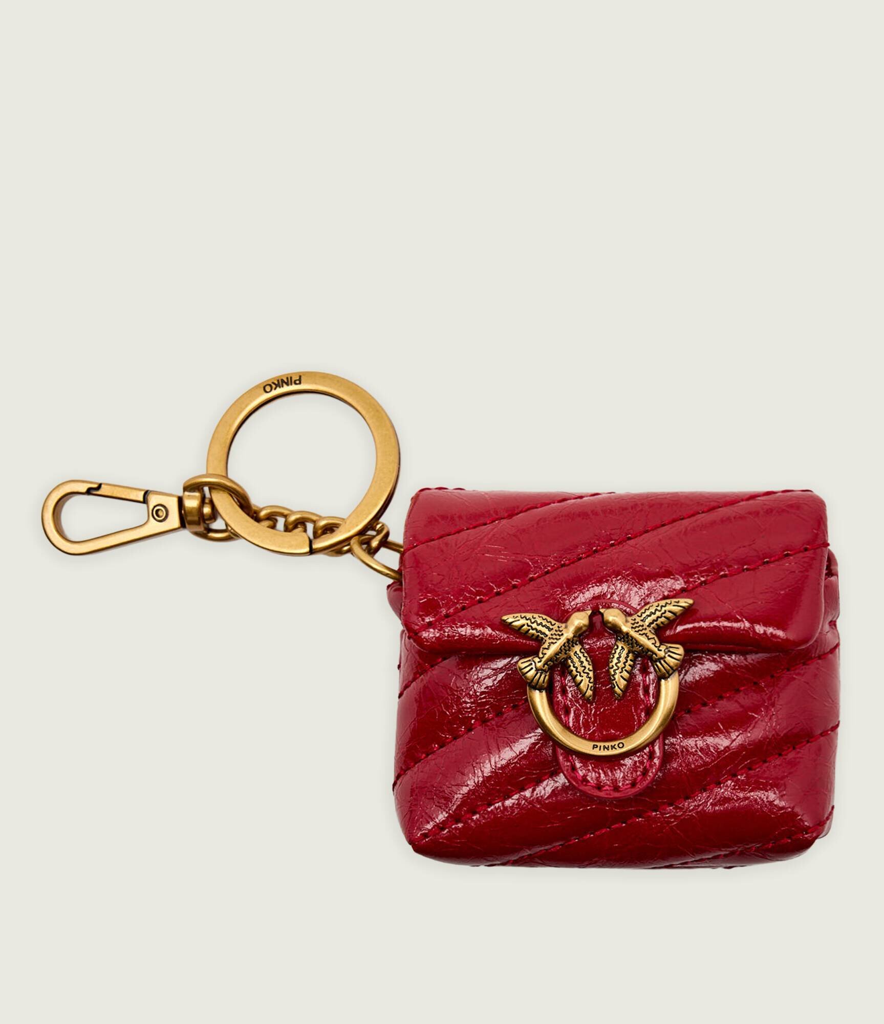 Pinko De piele husă pentru căști LOVE PUFF SHINY