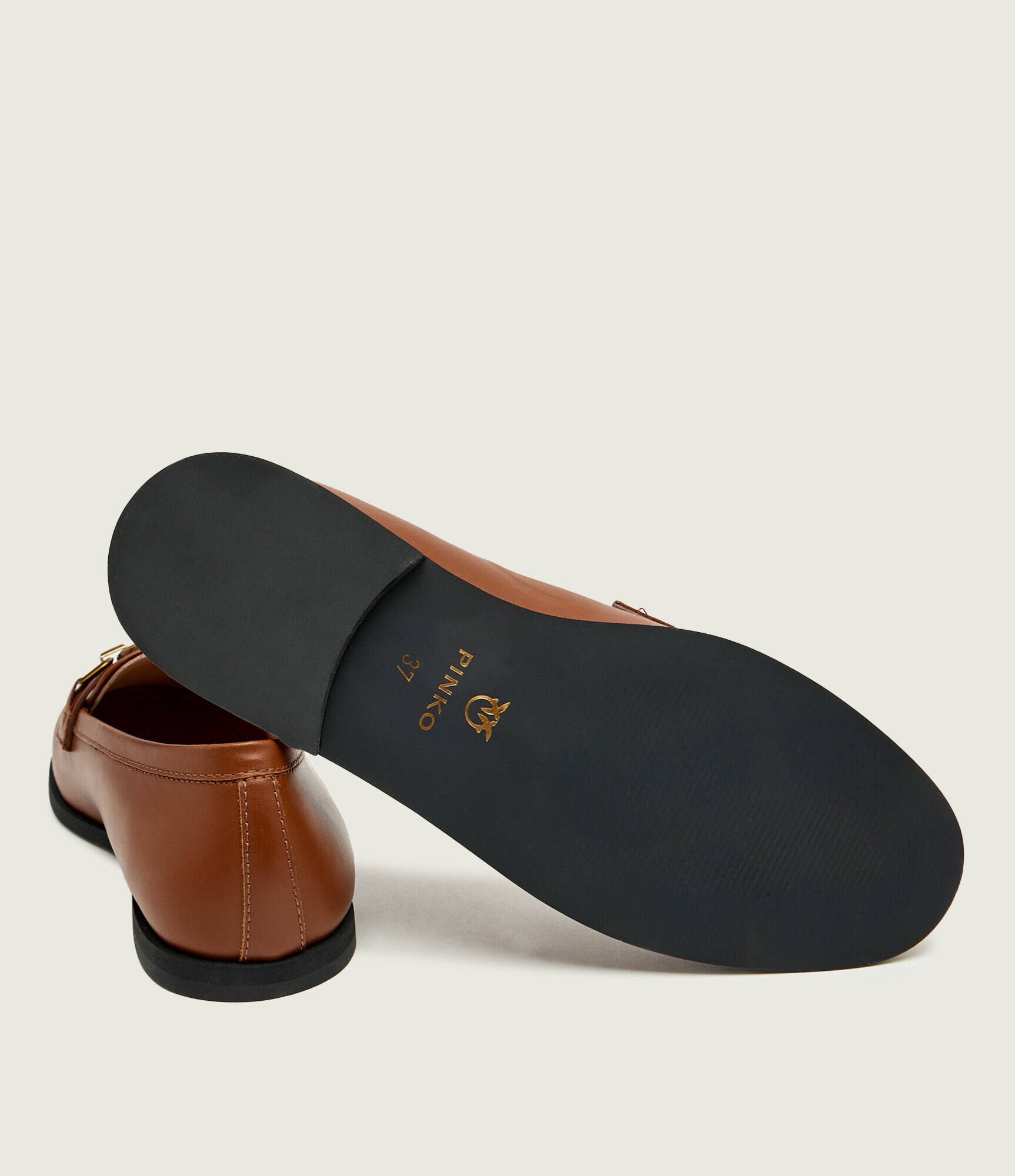 Pinko De piele mocasini NATY 05