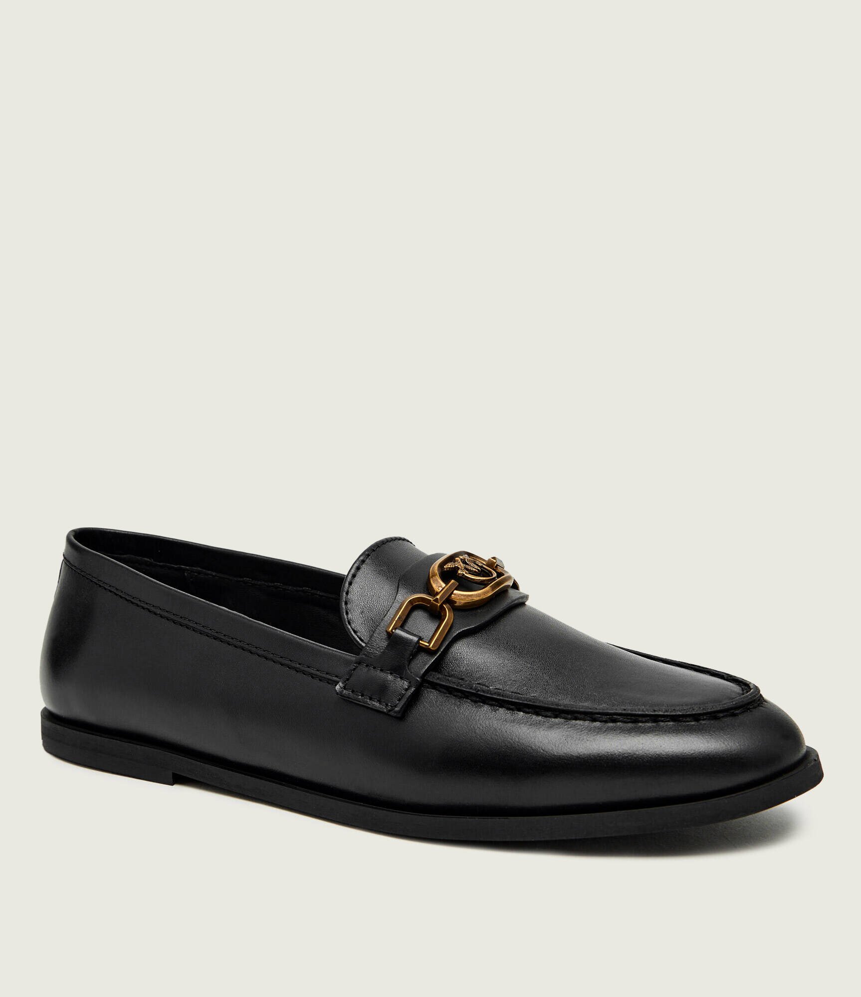 Pinko De piele mocasini NATY 05