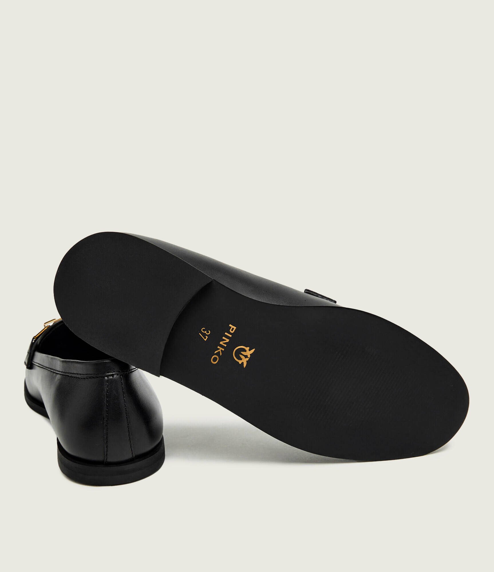 Pinko De piele mocasini NATY 05