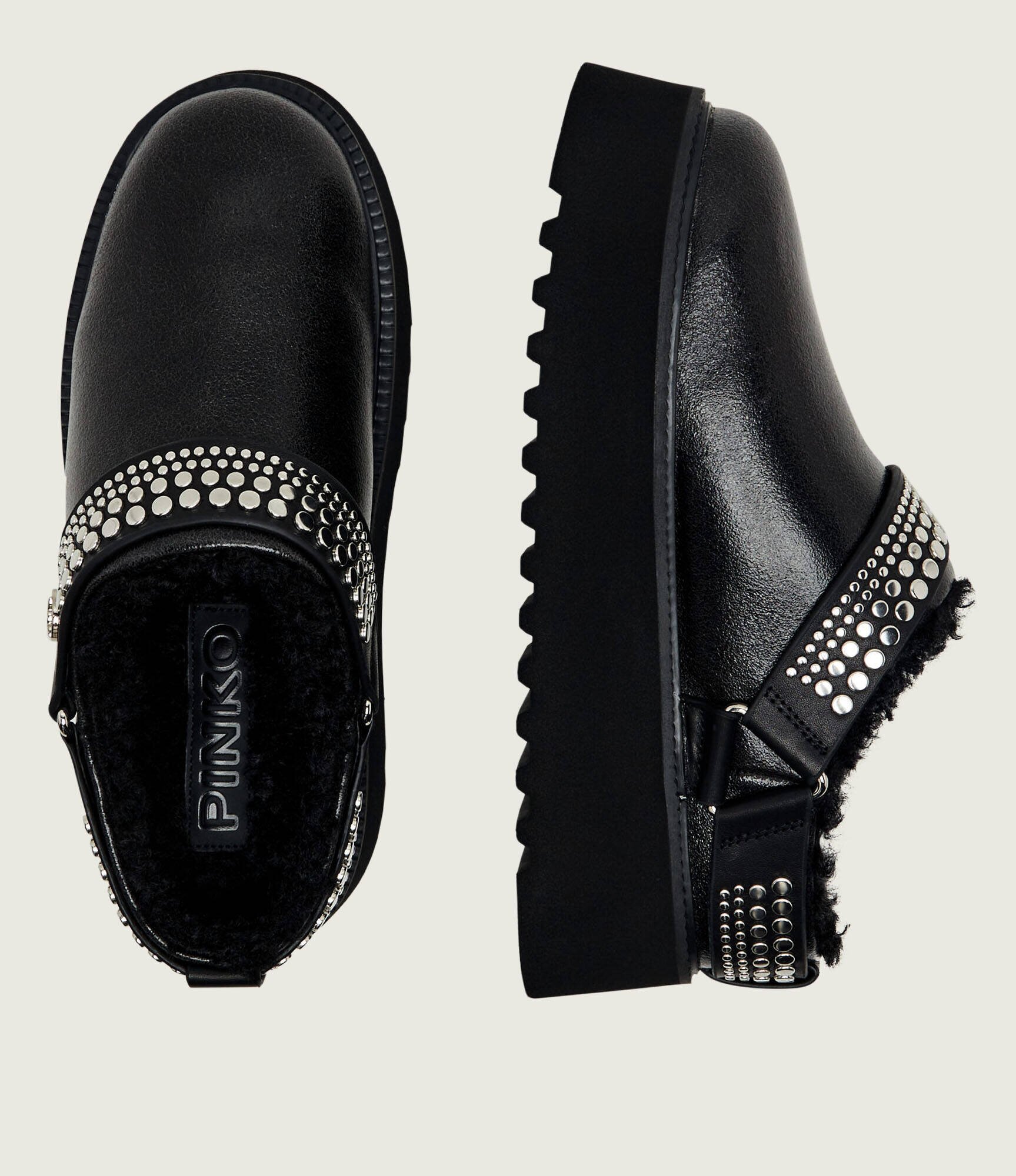 Pinko De piele mules (încălțăminte) Martina 05