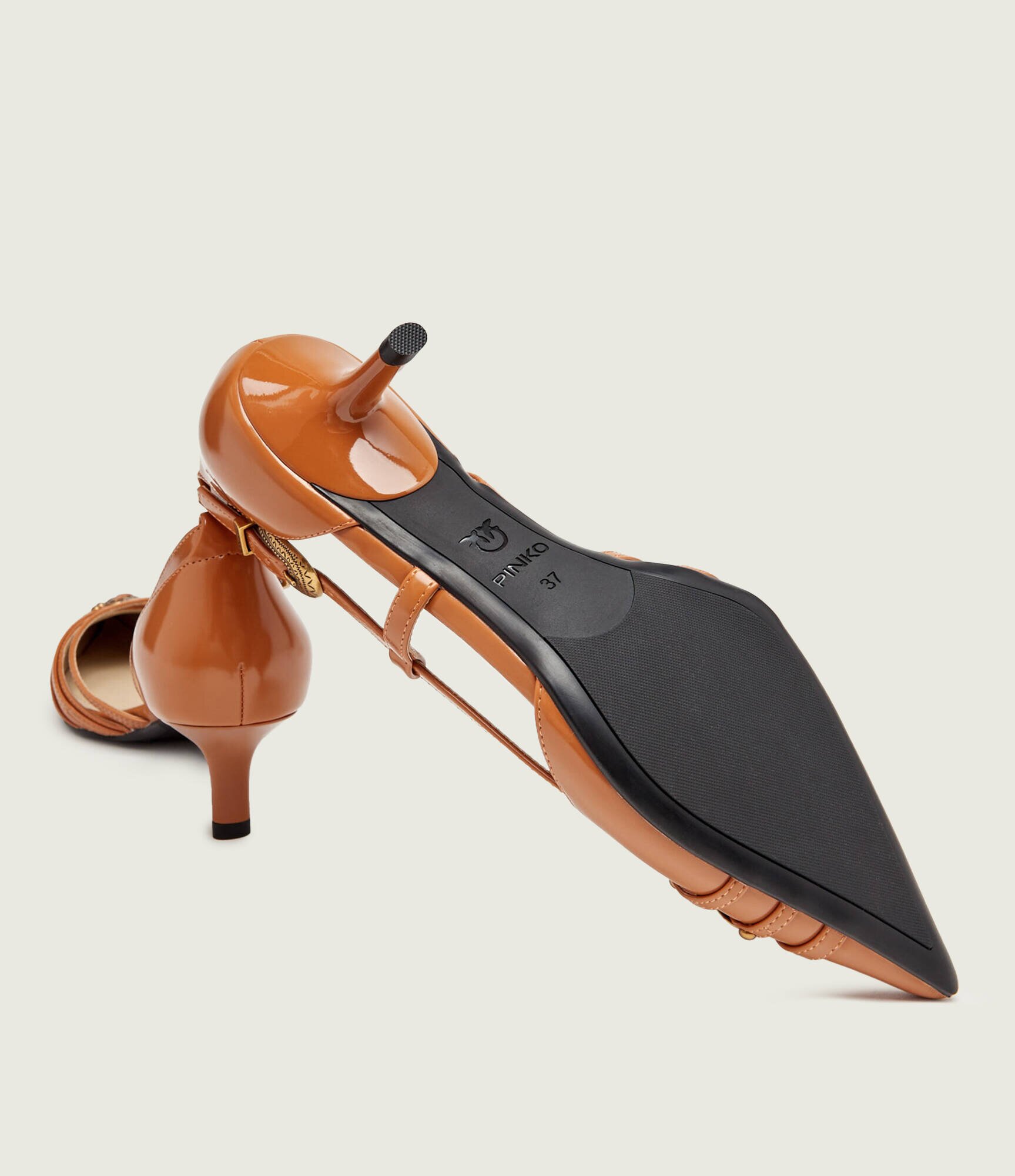 Pinko De piele pantofi Gloria 16 cu adaos de piele