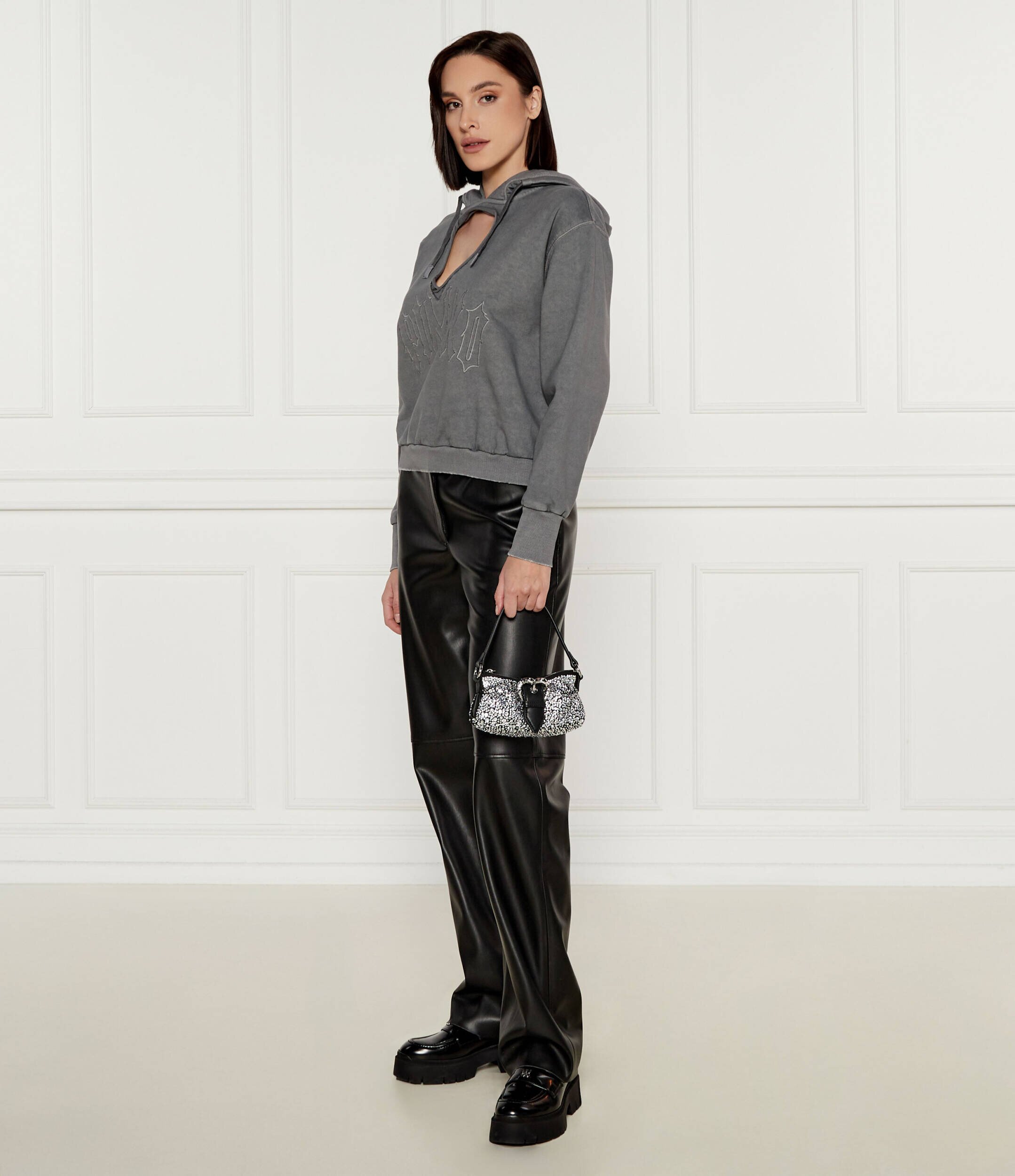 Pinko De piele poșetă de seară Jolene Baby