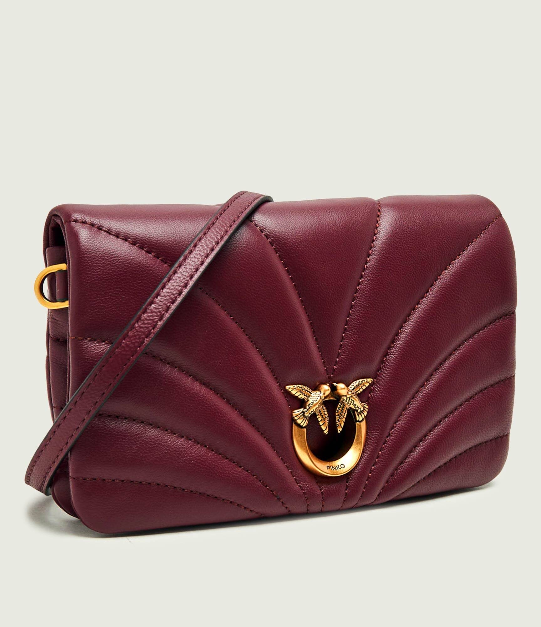 Pinko De piele poșetă plic Click Horizontal Mini