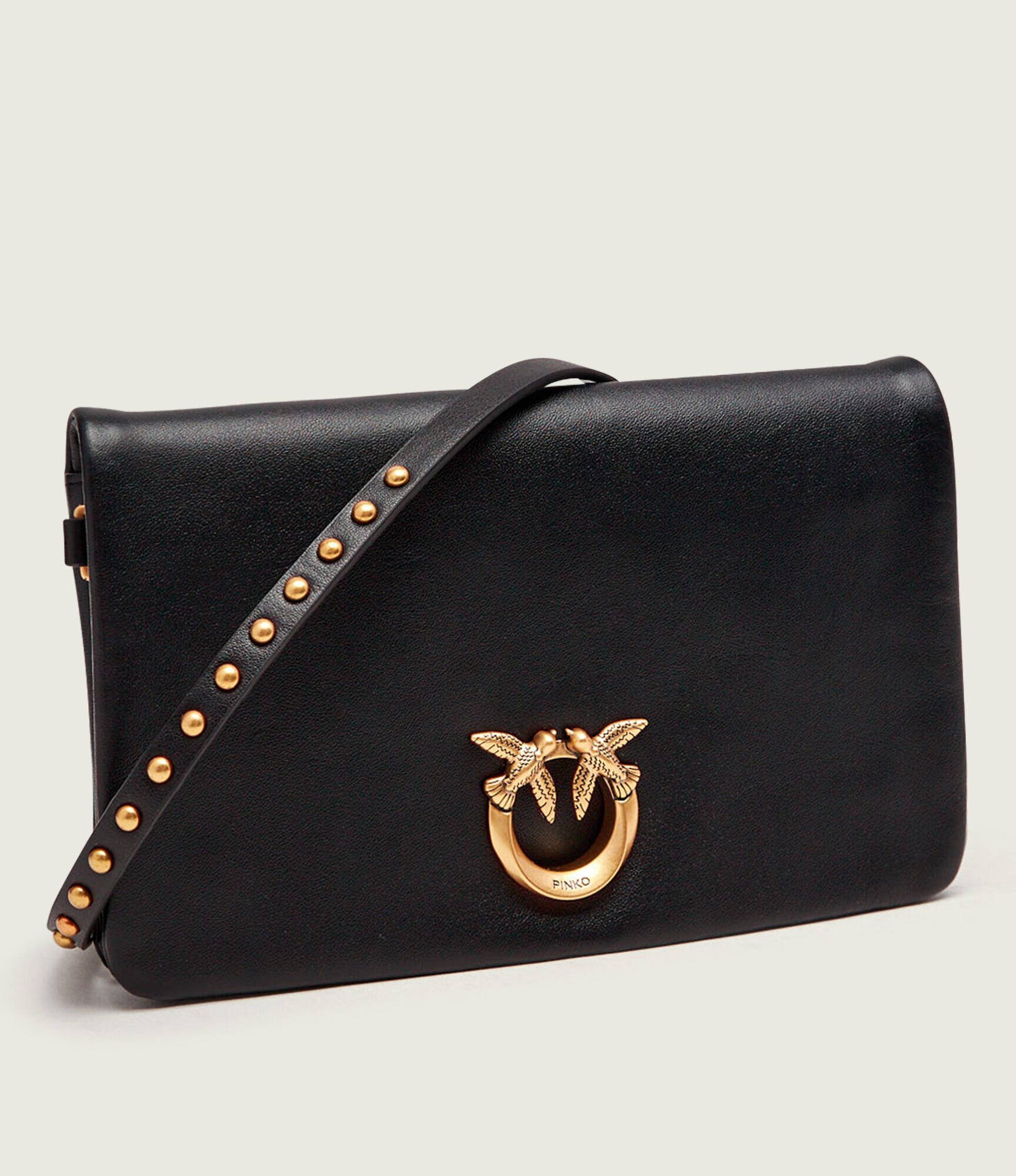 Pinko De piele poșetă plic Click Soft Horizontal Mini