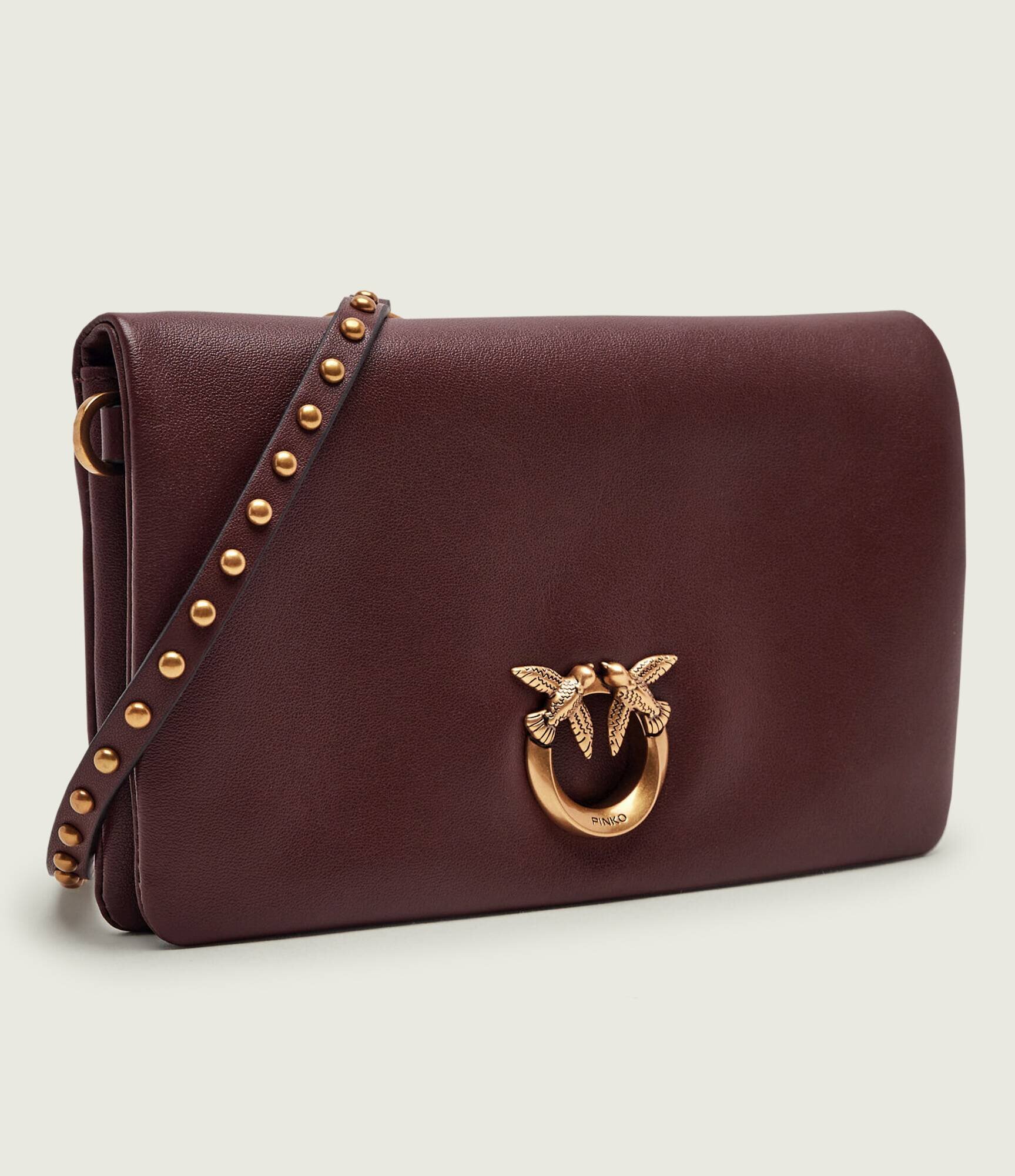Pinko De piele poșetă plic CLICK SOFT HORIZONTAL MINI