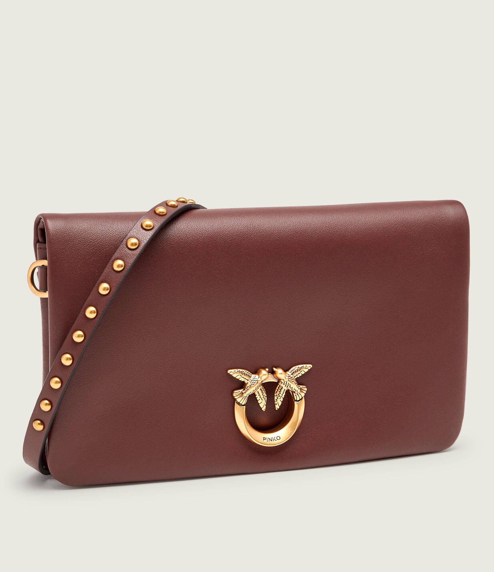 Pinko De piele poșetă plic Click Soft Horizontal Mini