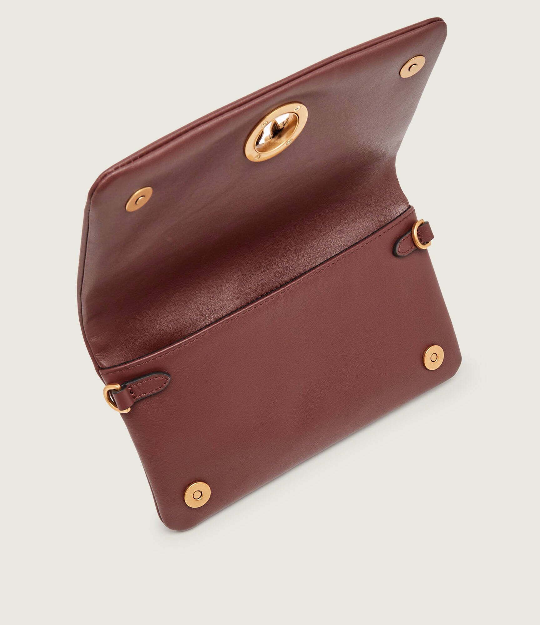 Pinko De piele poșetă plic Click Soft Horizontal Mini