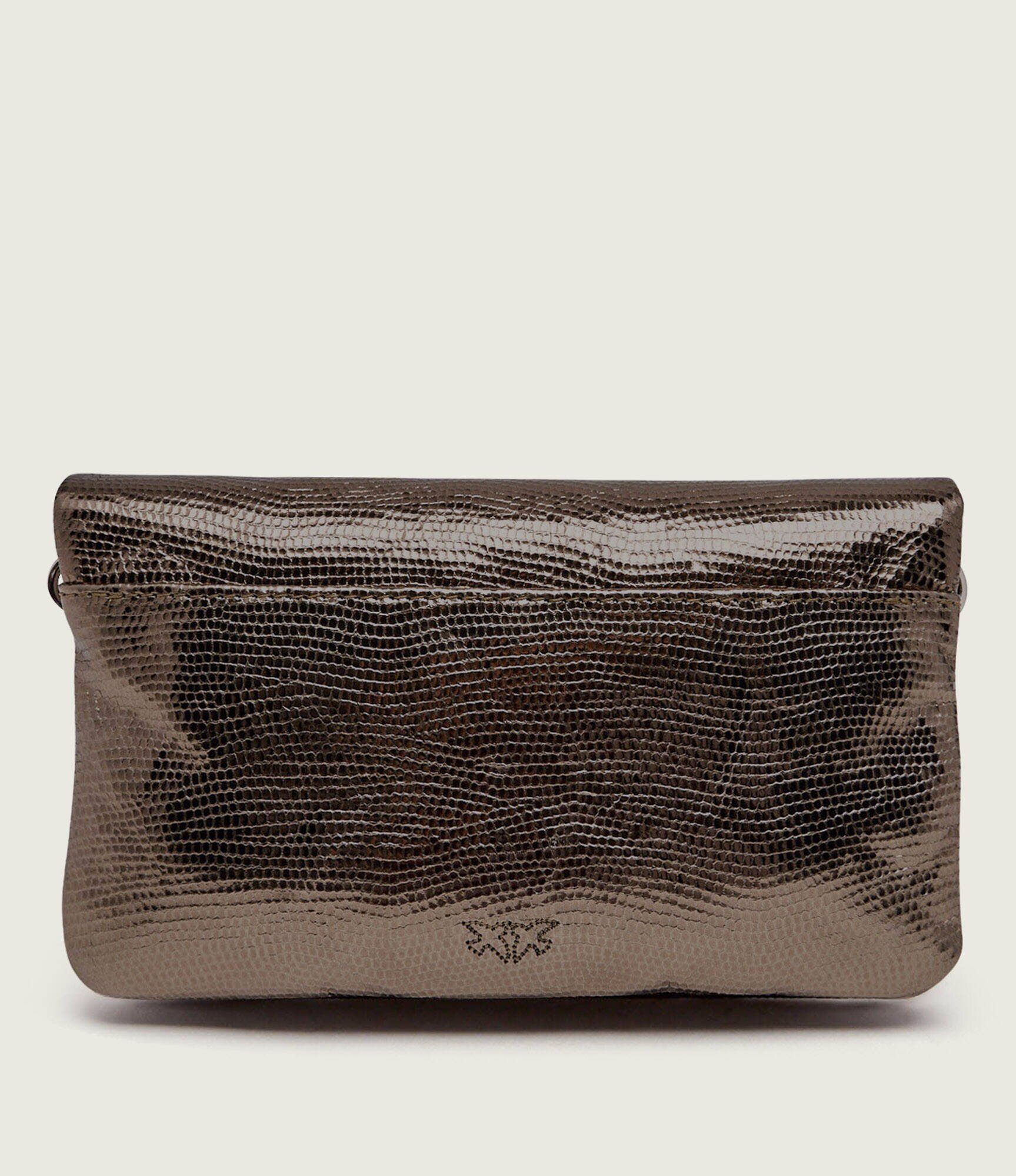 Pinko De piele poșetă plic Click Soft Horizontal Mini Lam