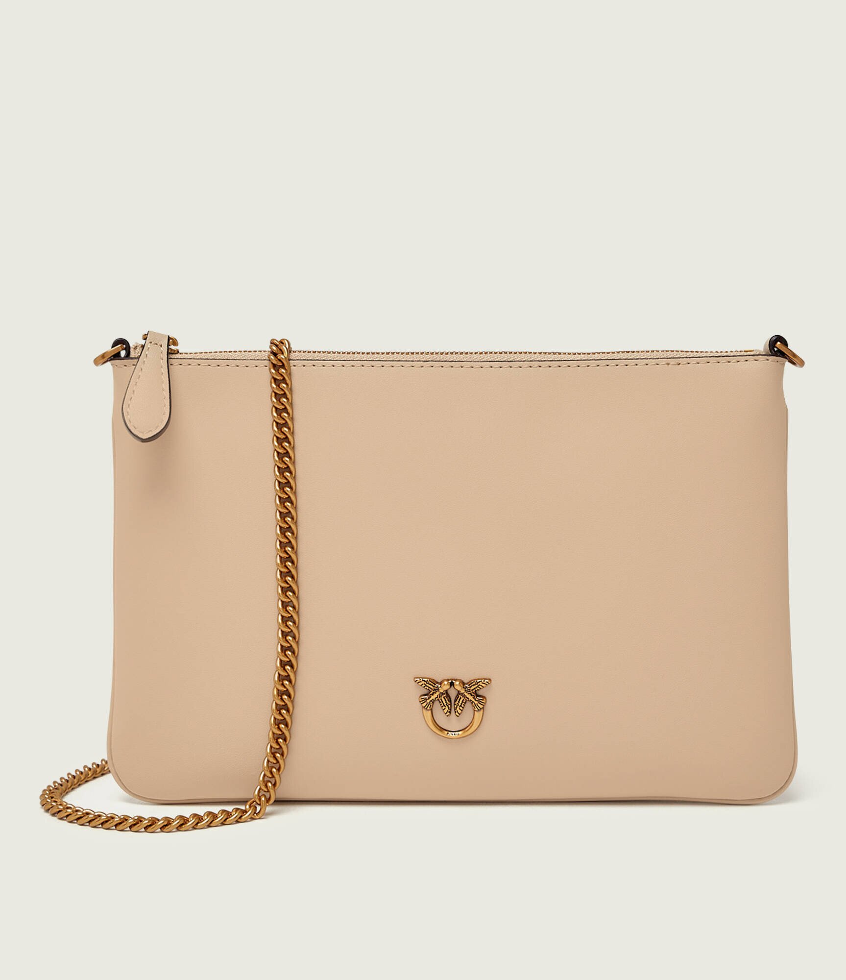 Pinko De piele poșetă plic Flat Classic Vitello Seta