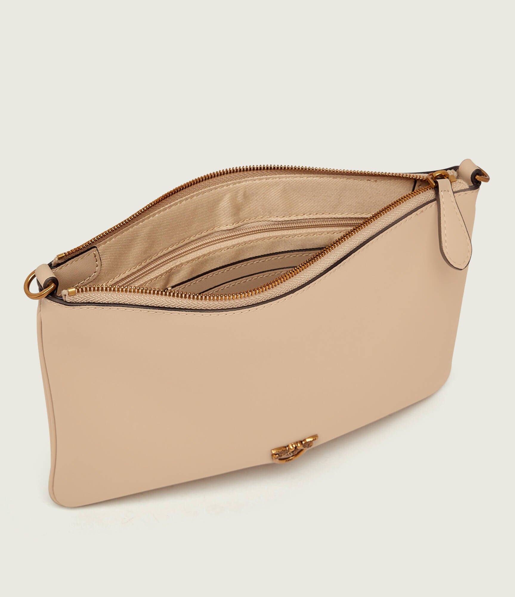 Pinko De piele poșetă plic Flat Classic Vitello Seta