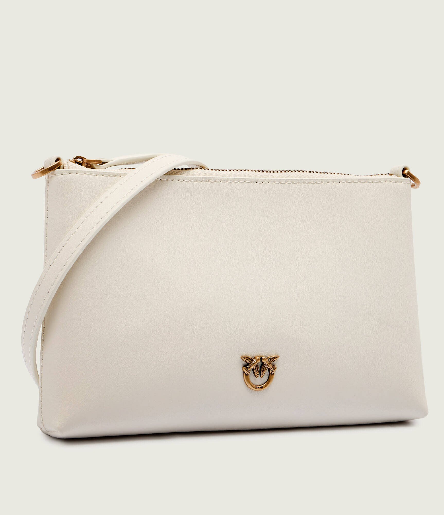 Pinko De piele poșetă plic Flat Horizontal Mini
