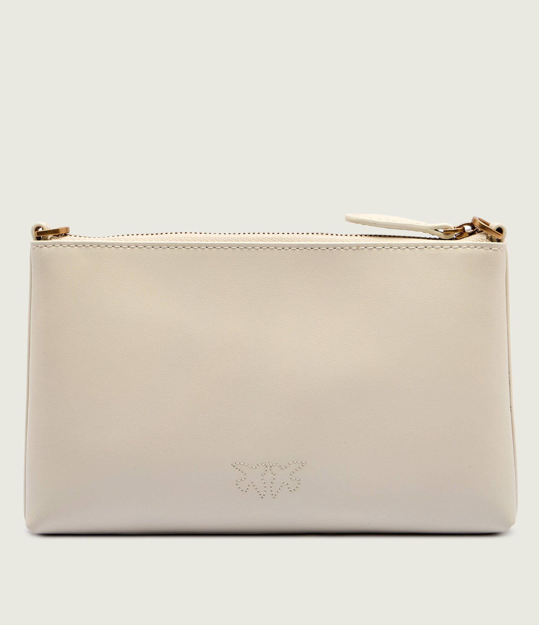 Pinko De piele poșetă plic Flat Horizontal Mini