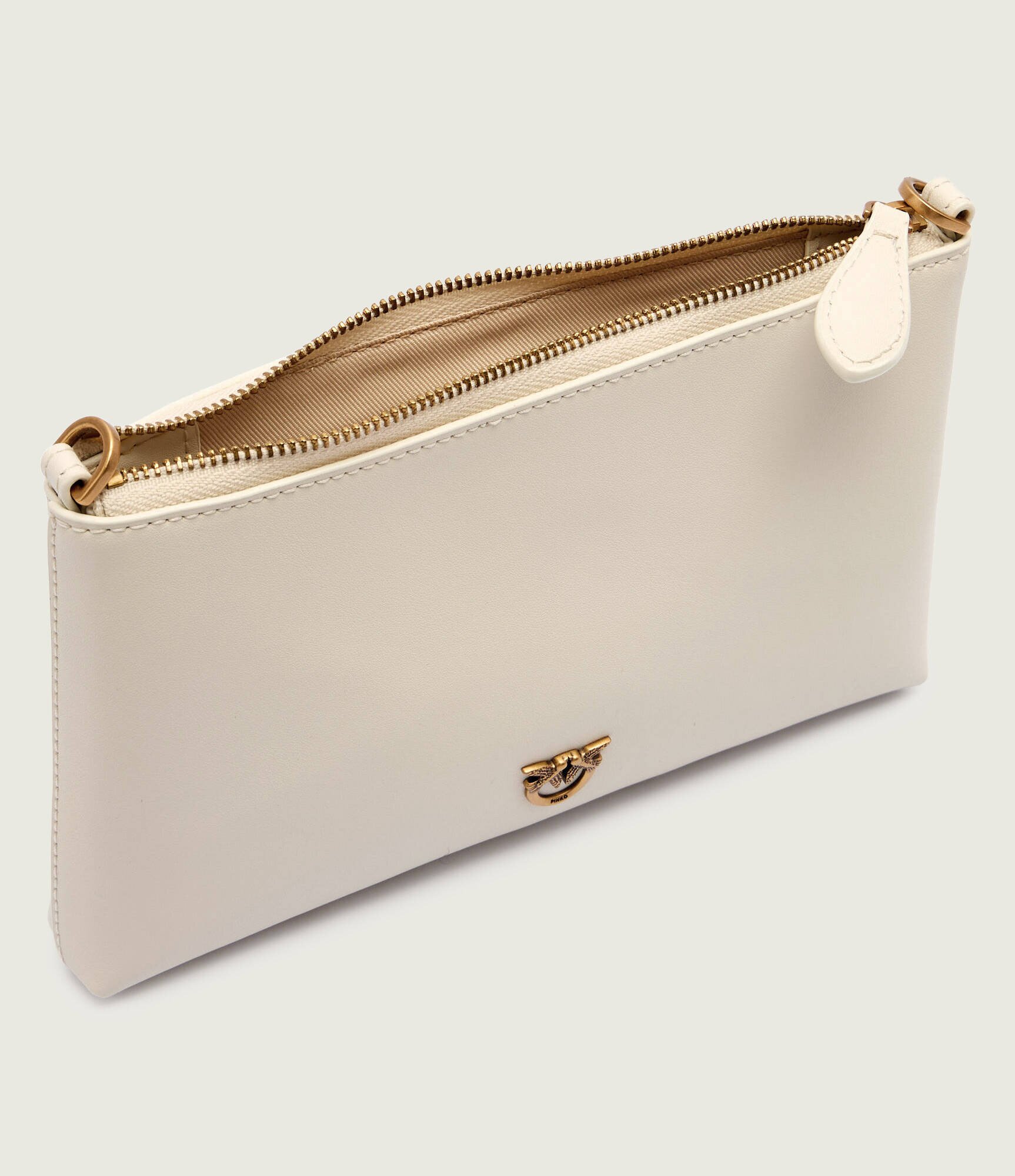 Pinko De piele poșetă plic Flat Horizontal Mini