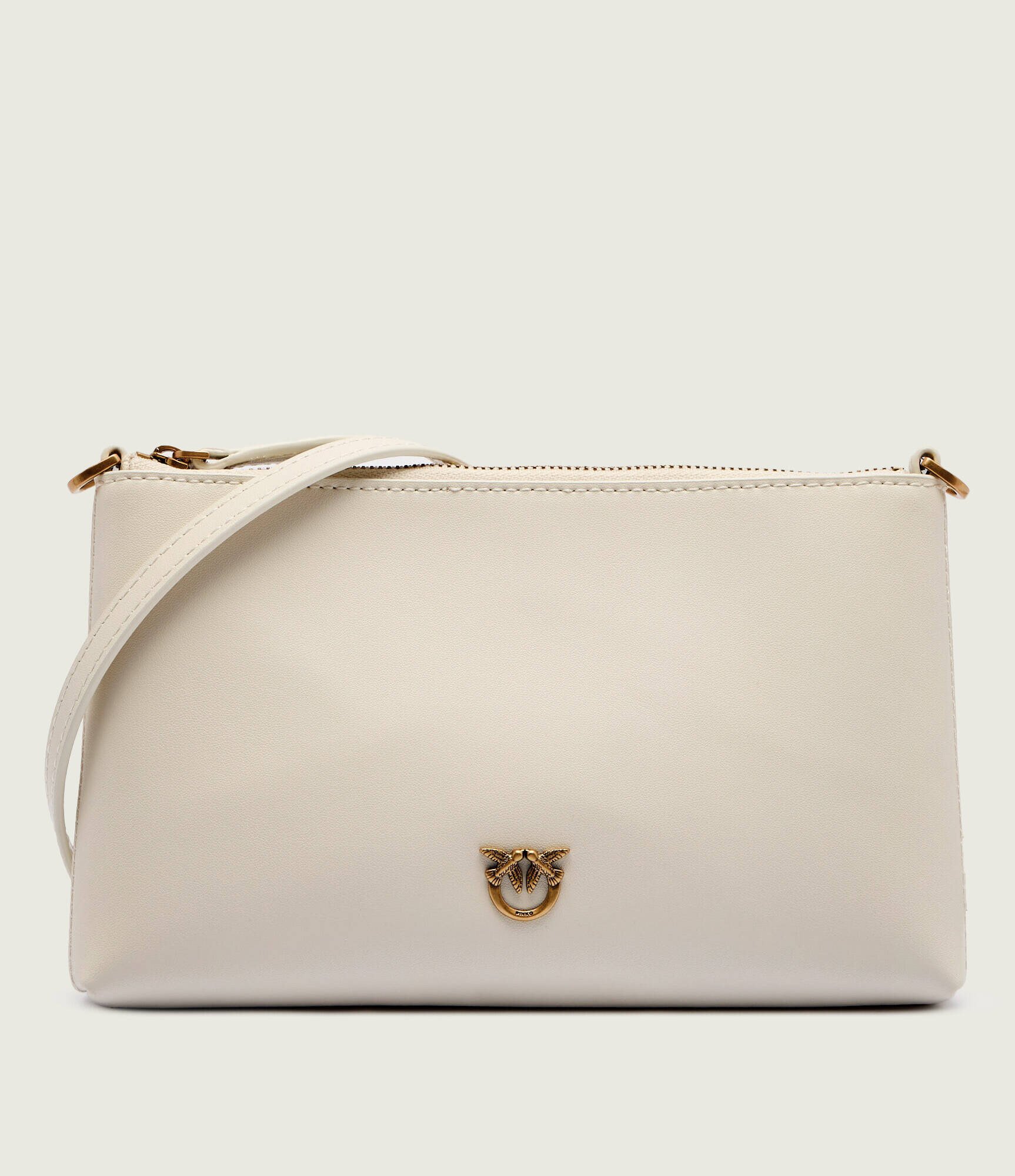 Pinko De piele poșetă plic Flat Horizontal Mini