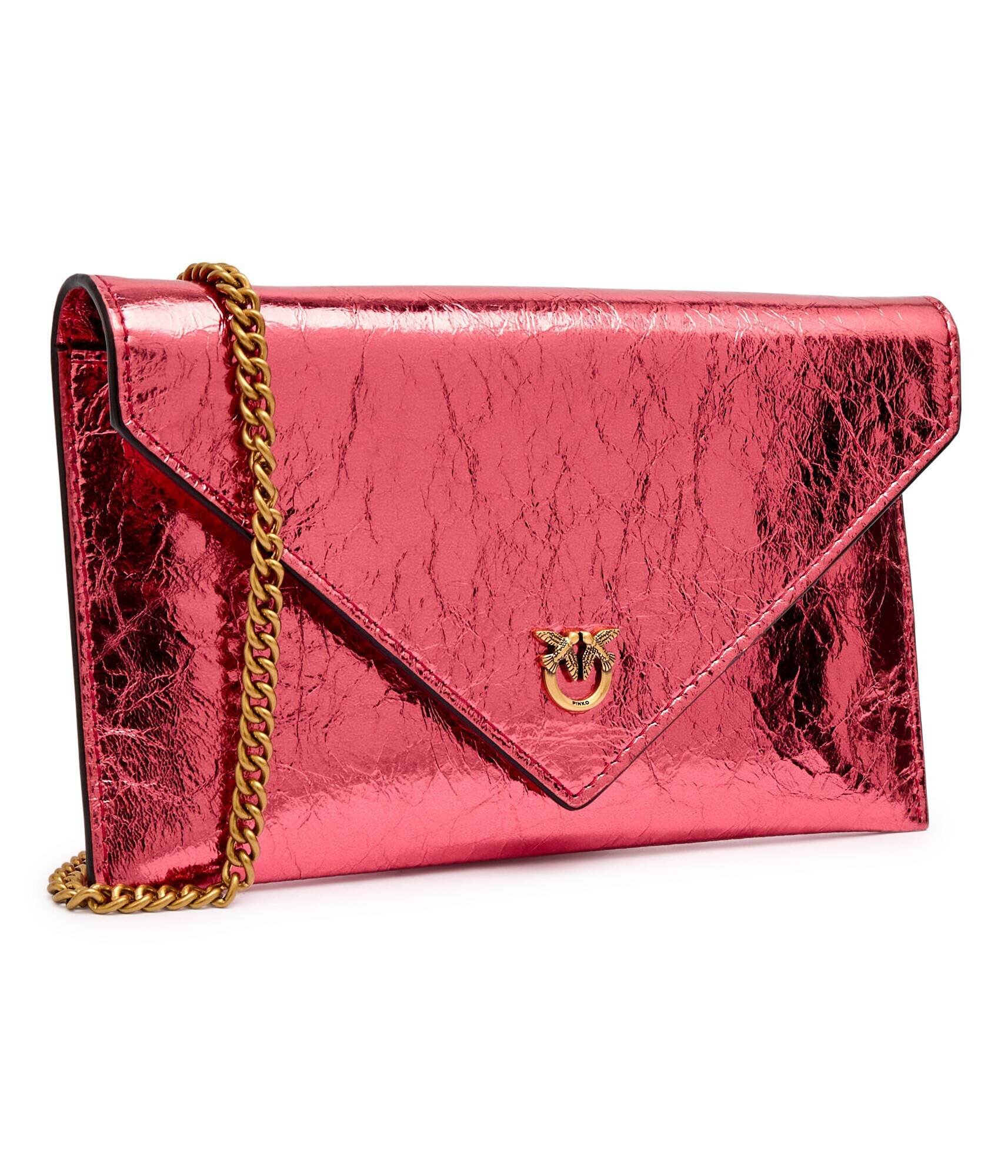 Pinko De piele poșetă plic Flat Purse Mini