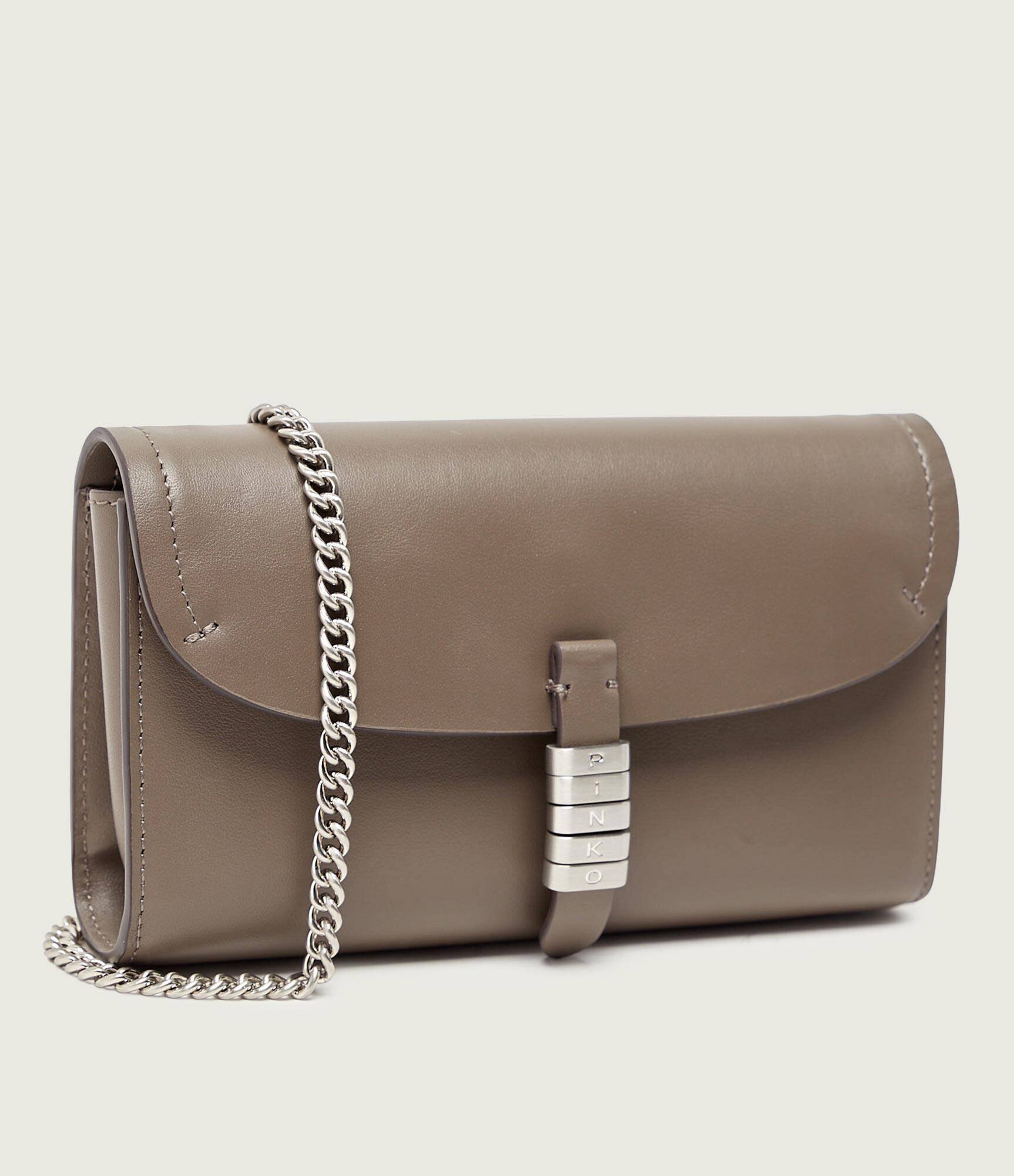 Pinko De piele poșetă plic/portofel SADDLE