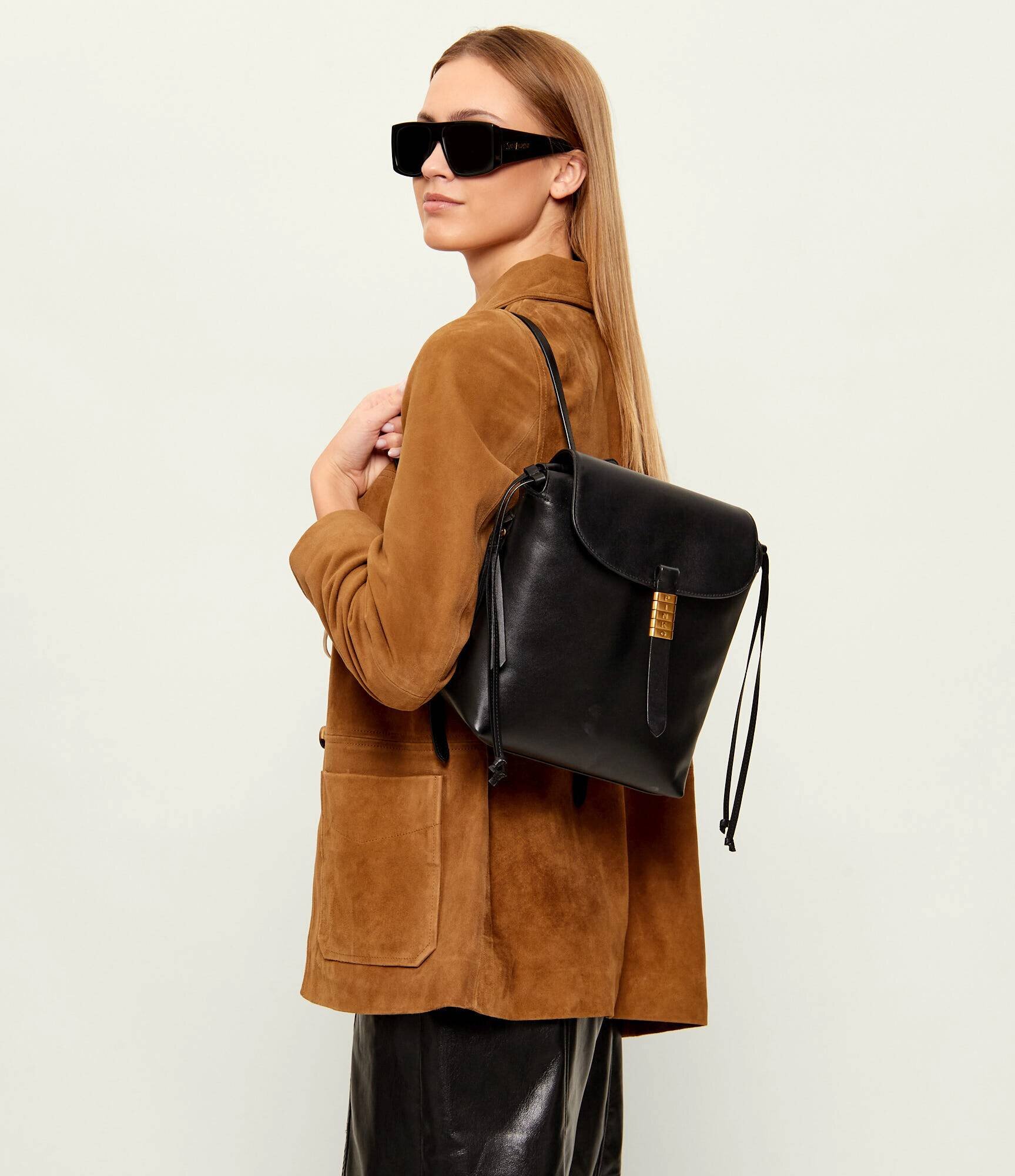 Pinko De piele rucsac/geantă