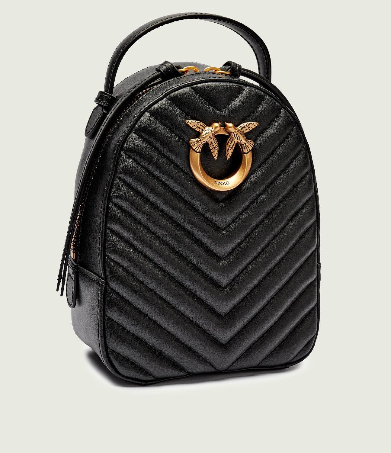 Pinko De piele rucsac LOVE CLICK MINI