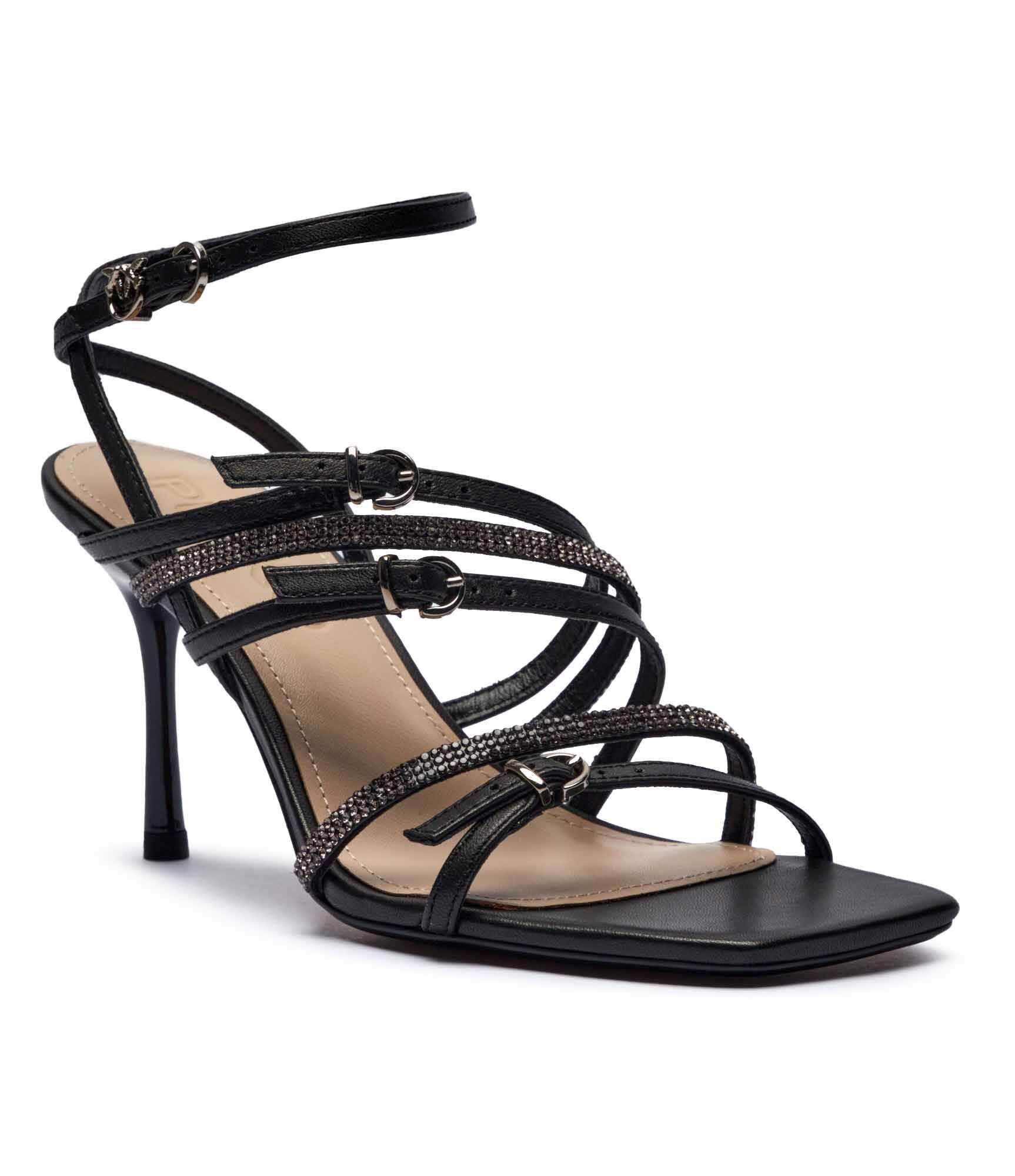 Pinko De piele sandale cu toc subțire Lisa 01