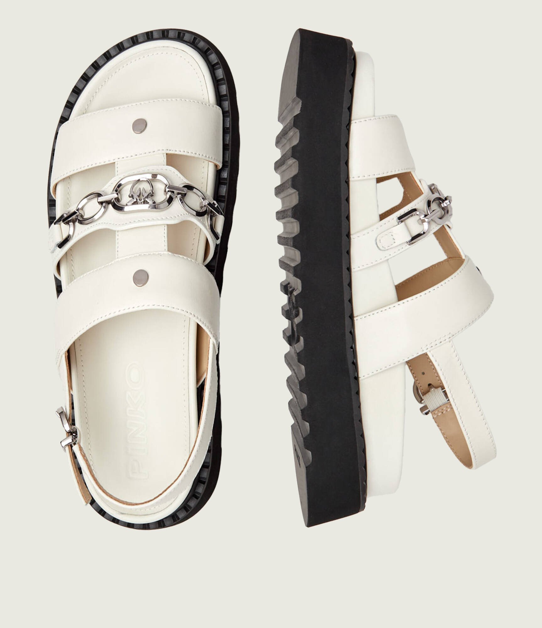 Pinko De piele sandale Kate 06