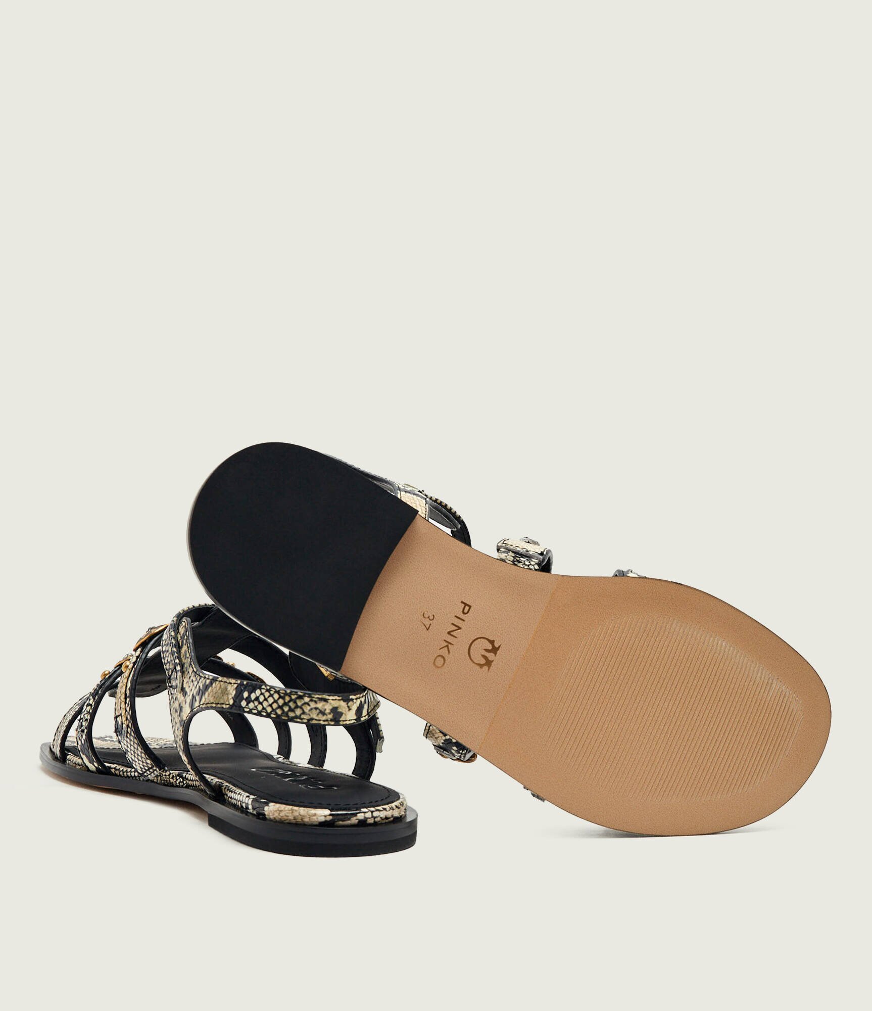Pinko De piele sandale Milly 07