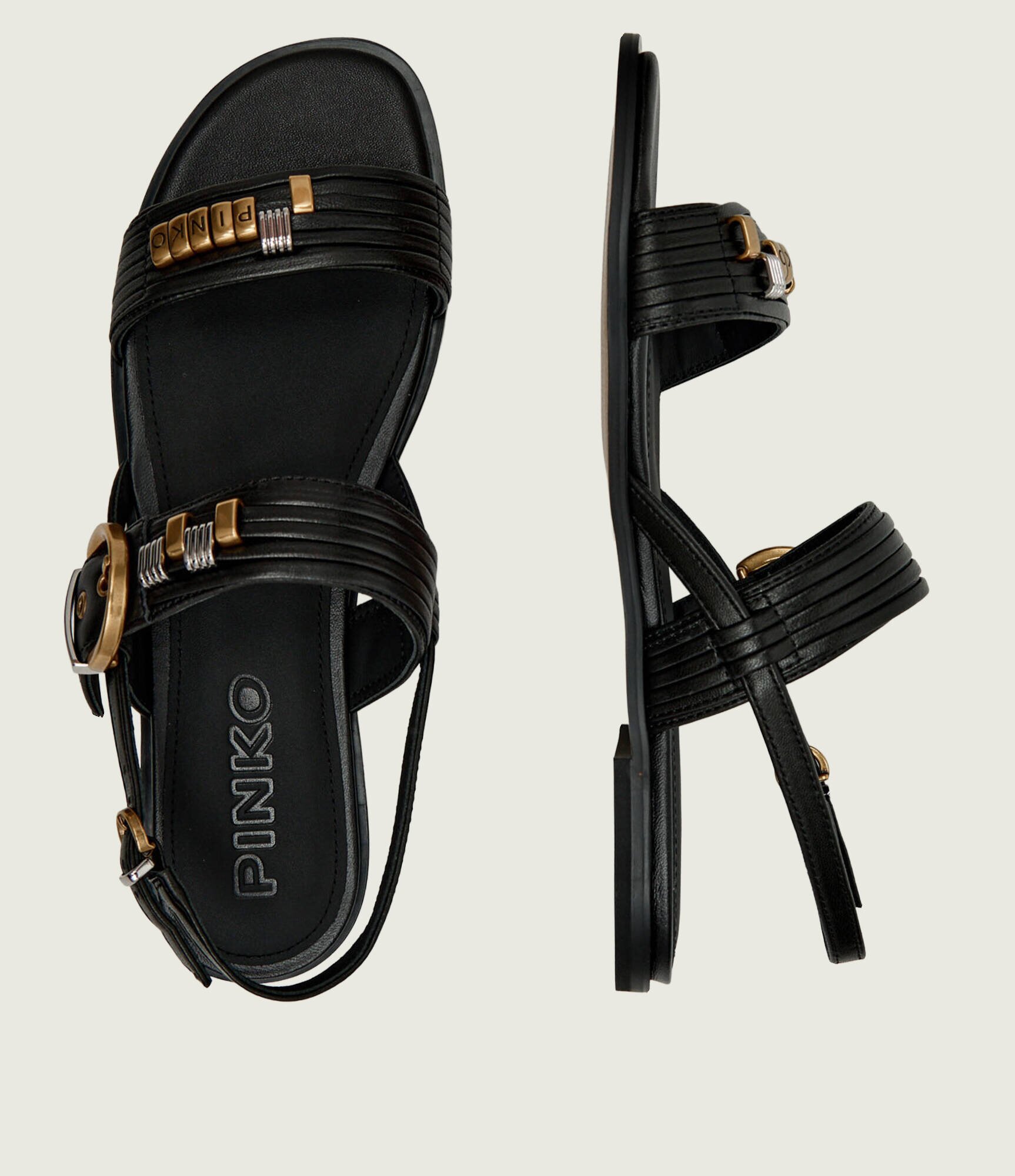 Pinko De piele sandale MILLY 08