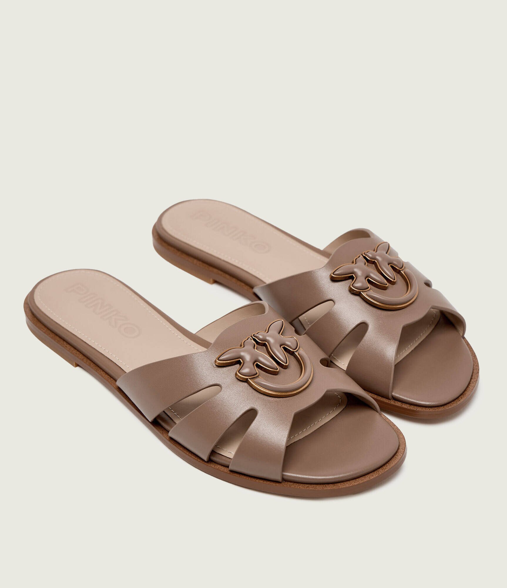 Pinko De piele șlapi MILLY 04