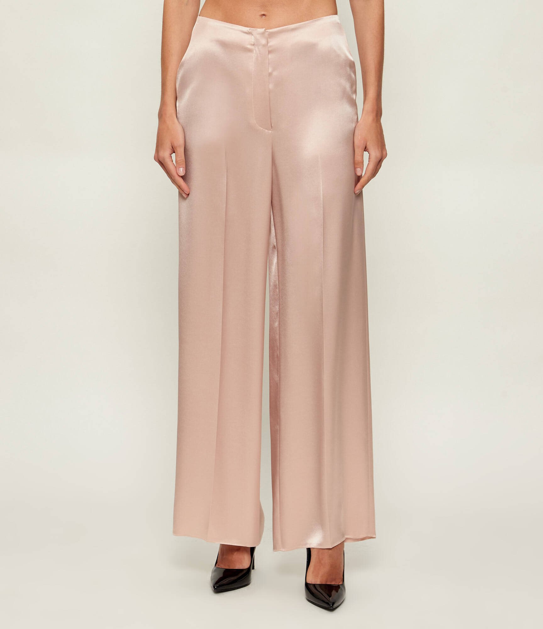 Pinko De satin pantaloni LIMONCELLO | Relaxed fit