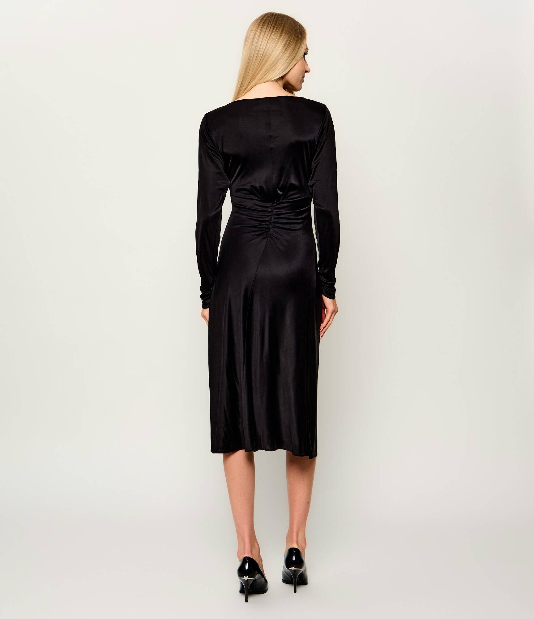 Pinko De satin rochie Lybra