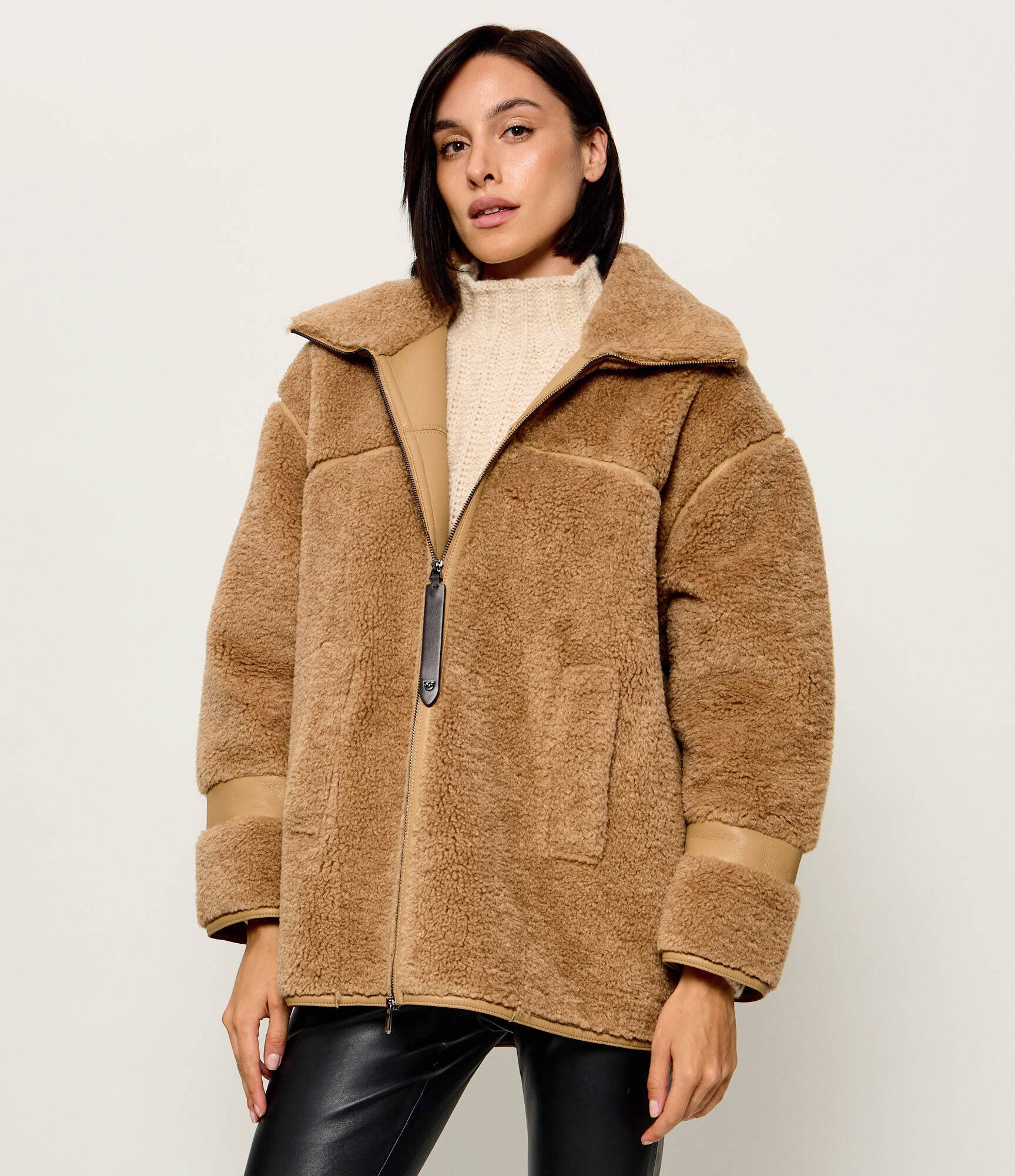 Pinko Din fleece geacă Celosia | Loose fit