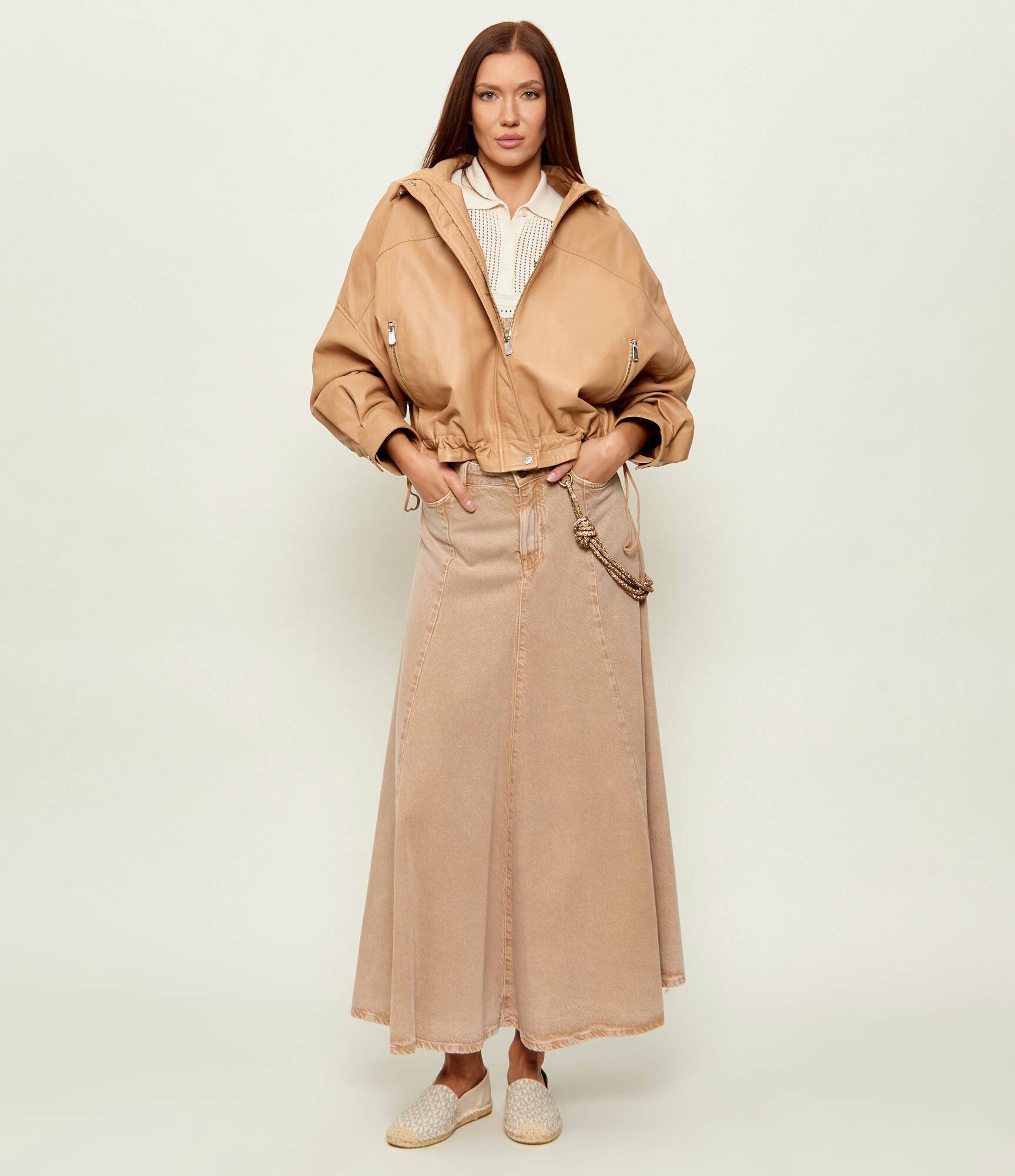 Pinko Geacă de piele BAILEE | Relaxed fit