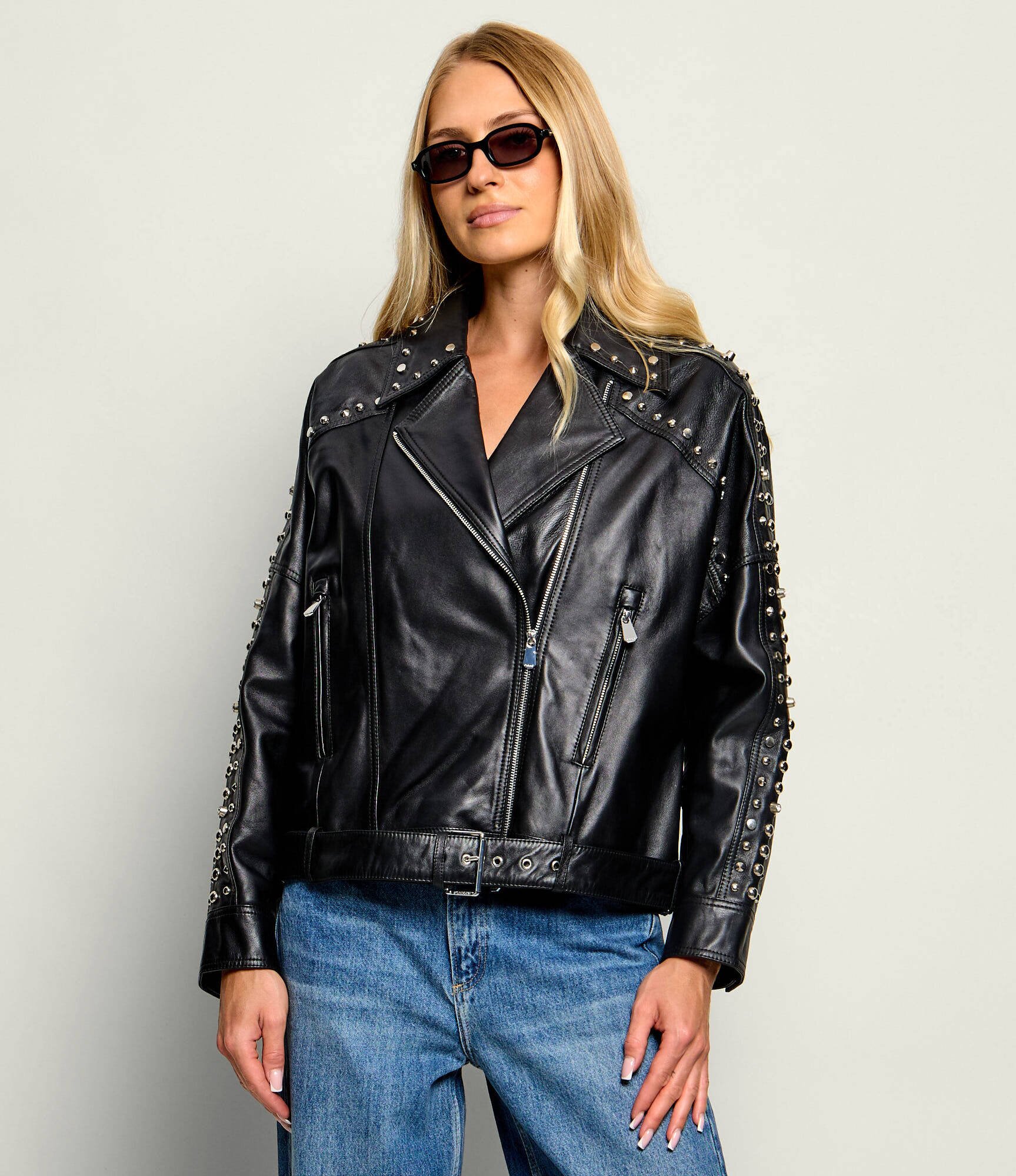 Pinko Geacă de piele | regular fit