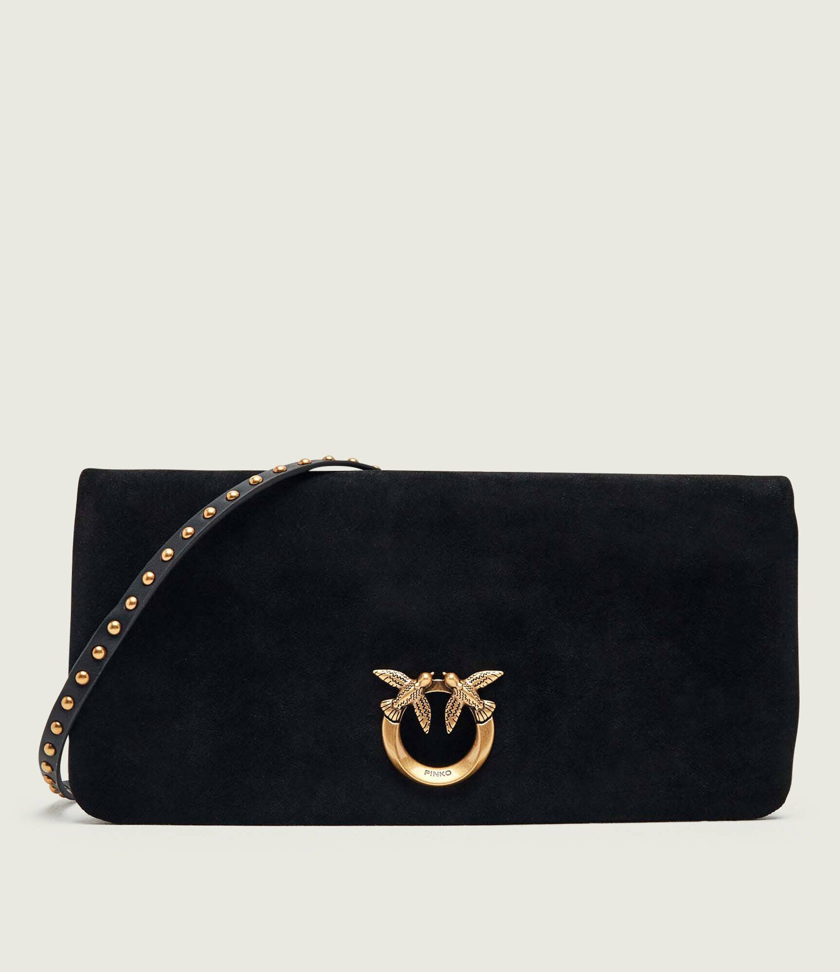 Pinko Geantă pe umăr Click Soft Horizontal Classic | piele întoarsă