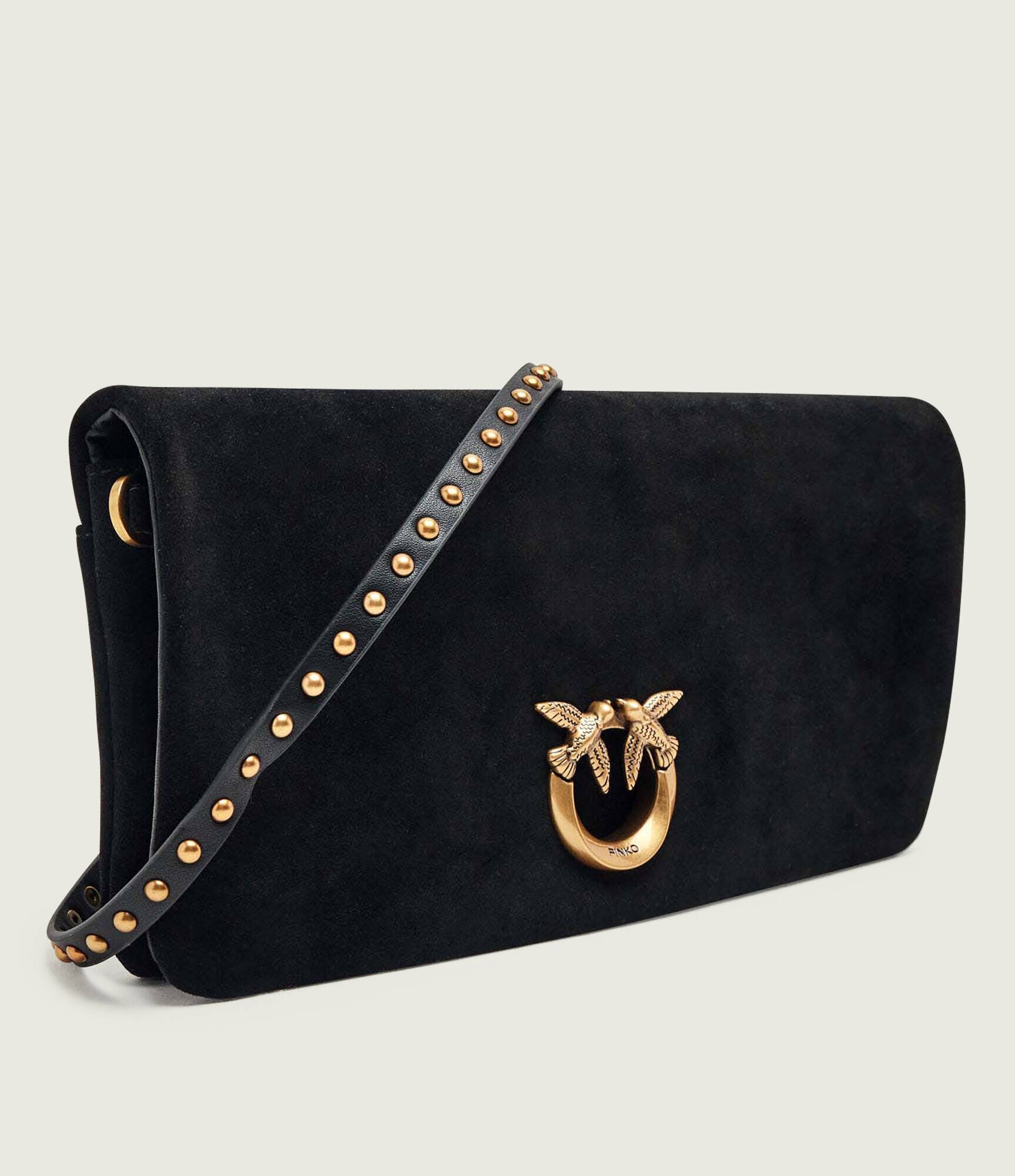 Pinko Geantă pe umăr Click Soft Horizontal Classic | piele întoarsă