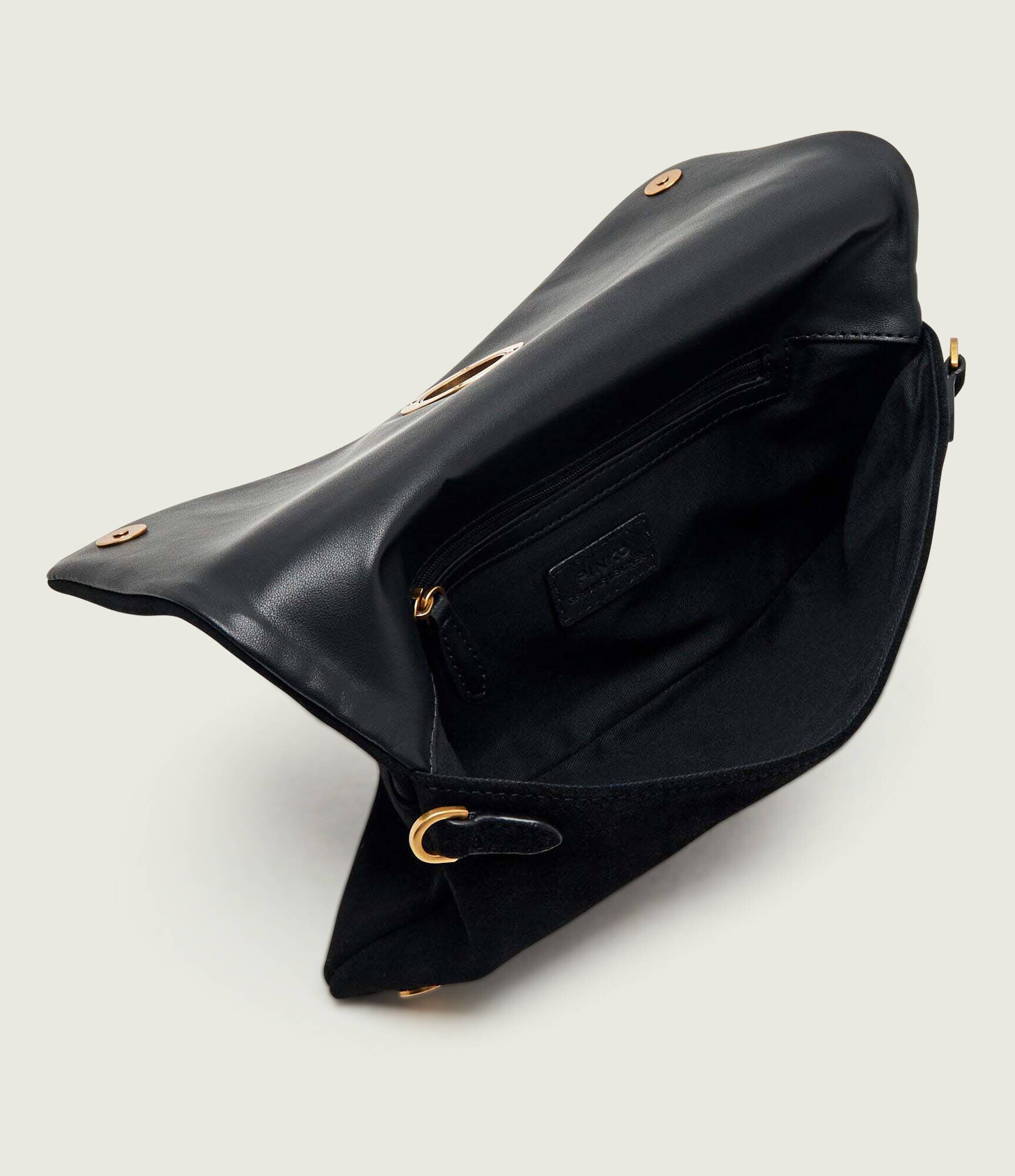 Pinko Geantă pe umăr Click Soft Horizontal Classic | piele întoarsă