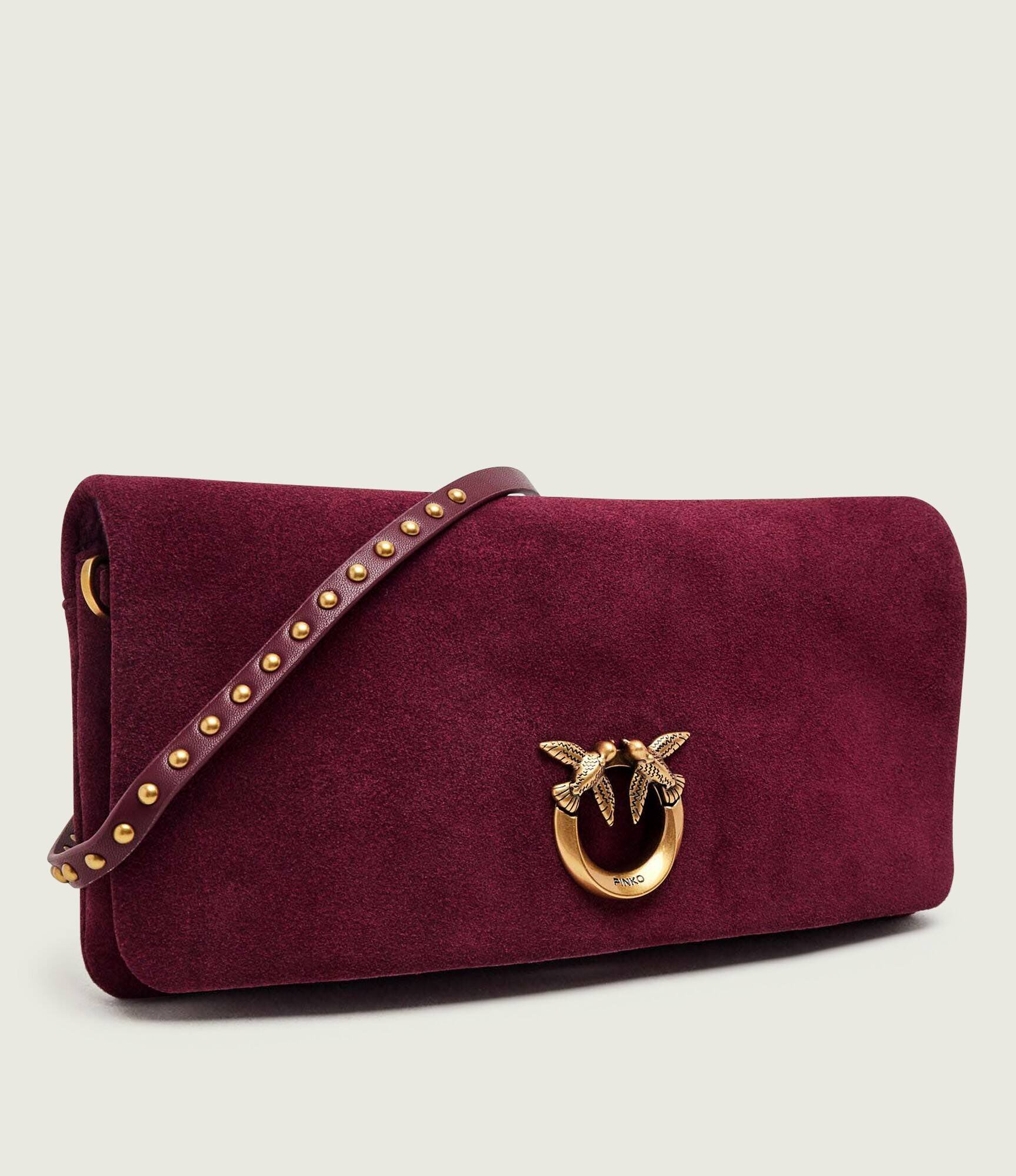 Pinko Geantă pe umăr Click Soft Horizontal Classic | piele întoarsă