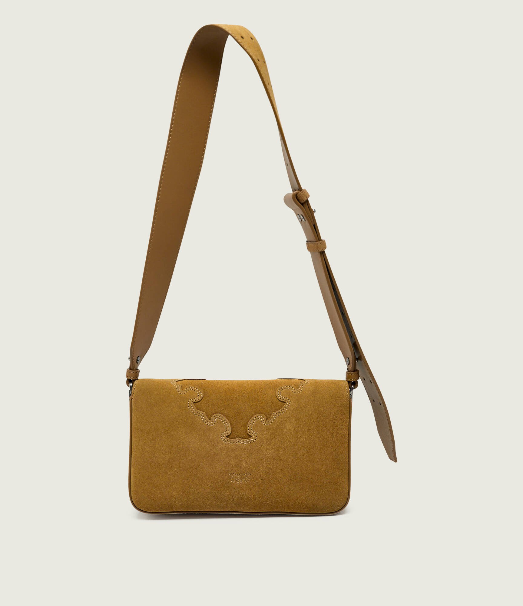 Pinko Geantă pe umăr LOVE ONE SLOUCHY MINI | piele întoarsă