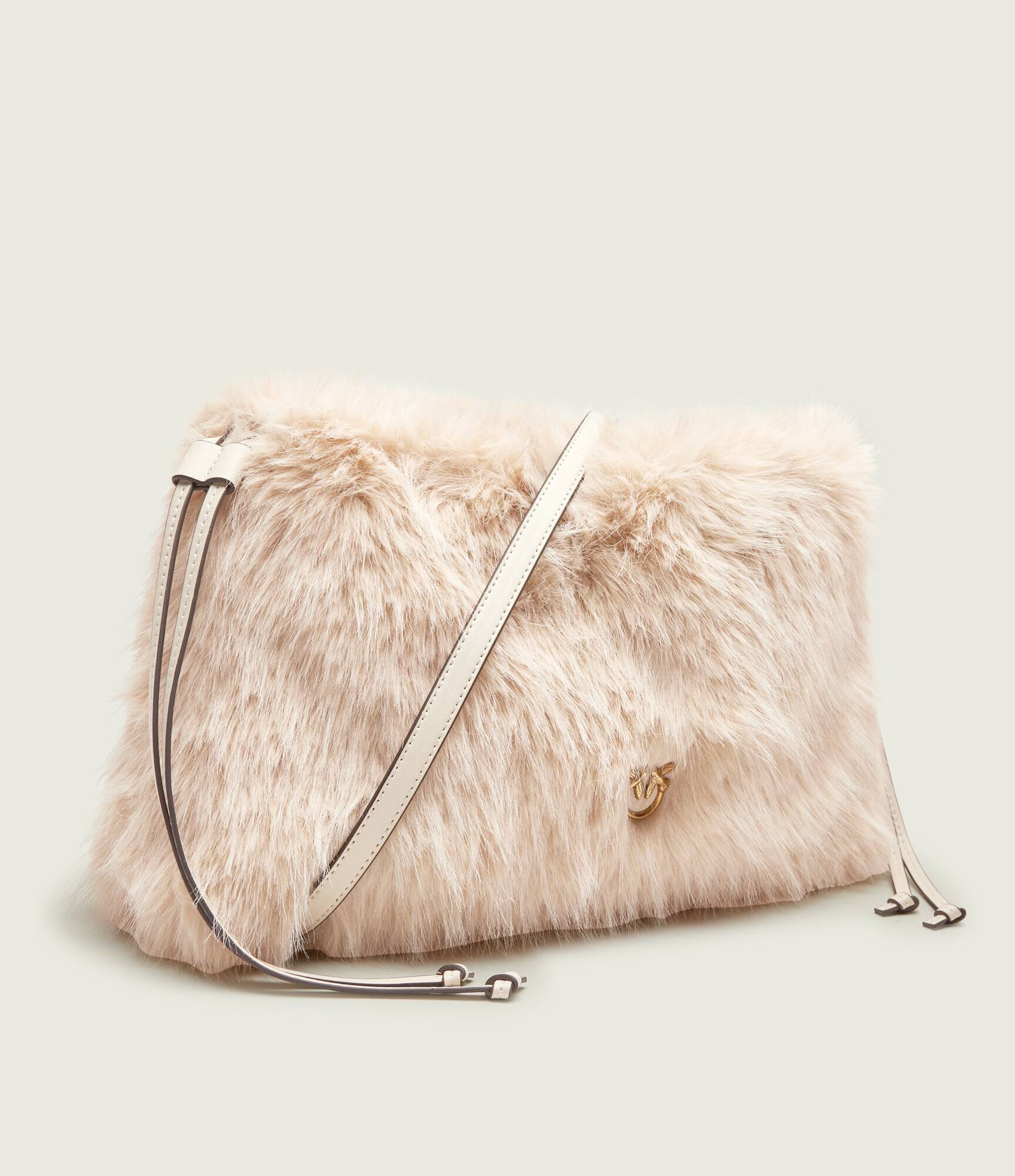 Pinko Geantă pe umăr Maxi Clutch cu adaos de piele