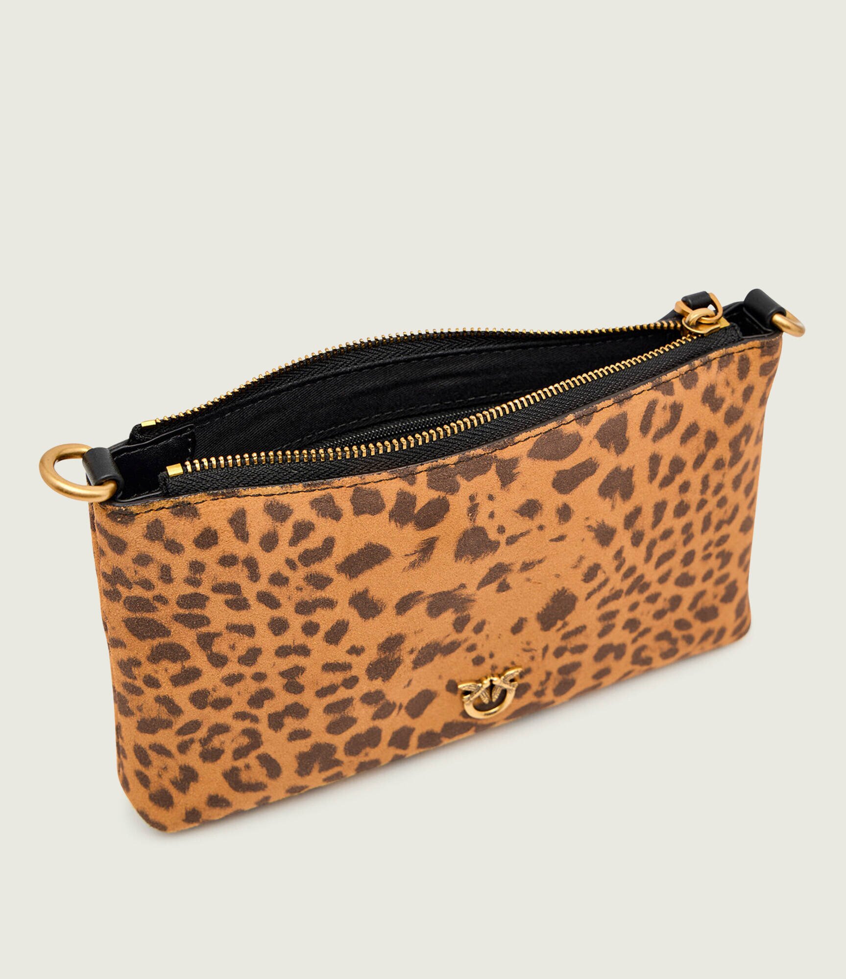 Pinko Geantă poștaș FLAT HORIZONTAL MINI | piele întoarsă